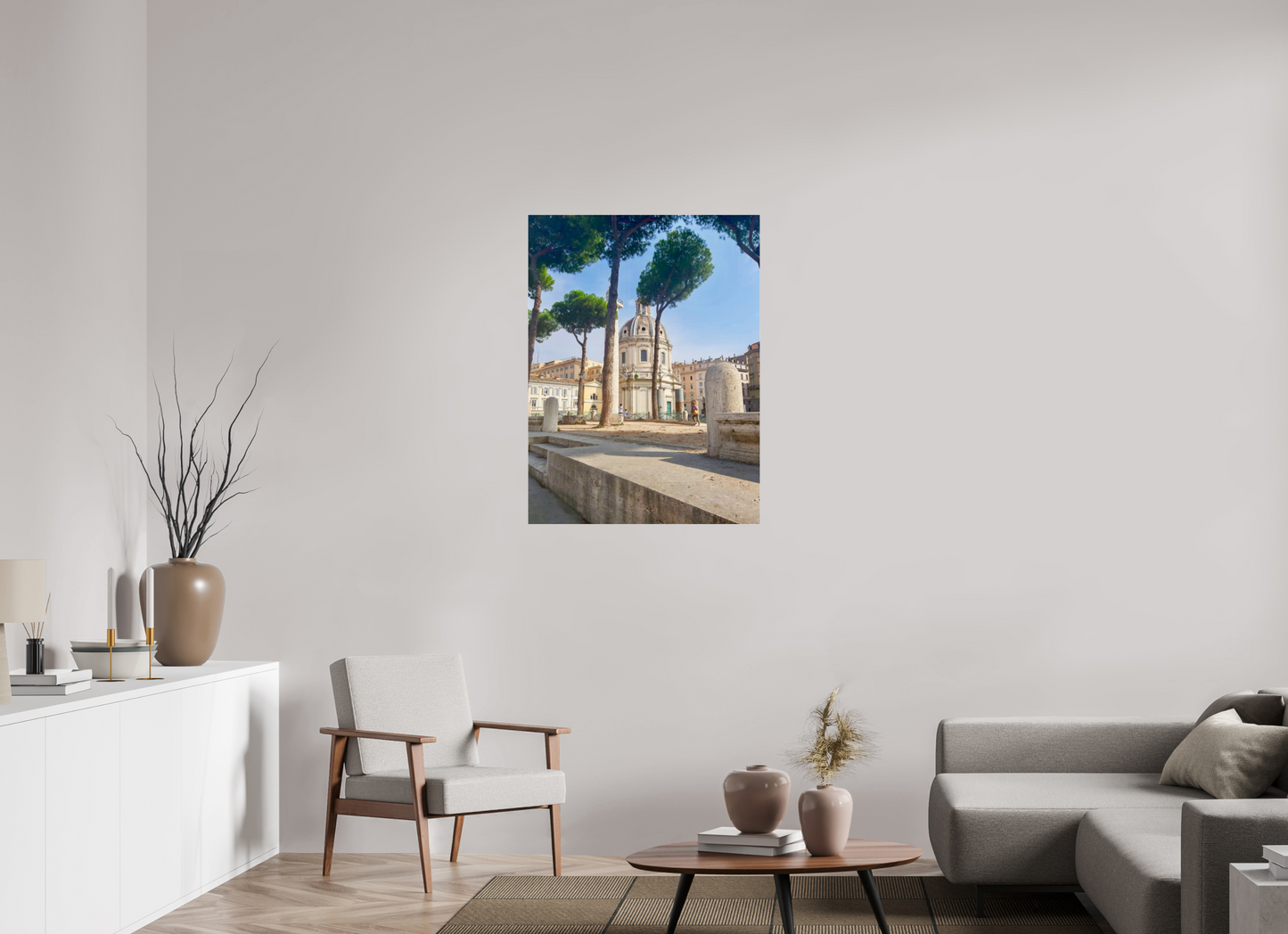 75 x 100 cm, Photo Print Under Acrylic Glass When in Rome