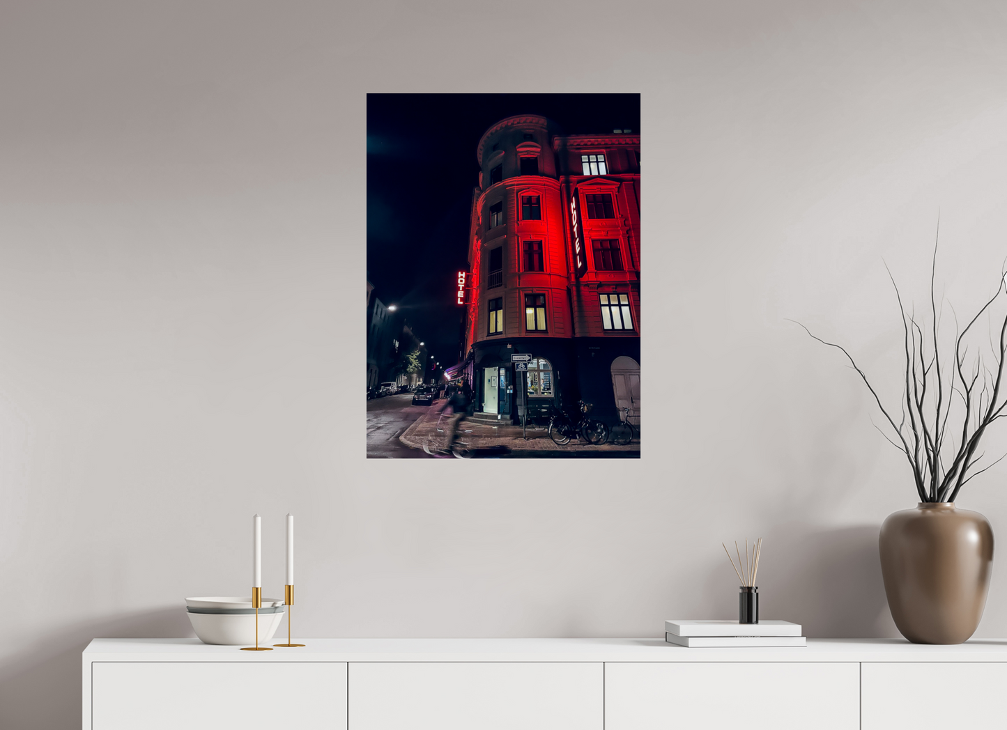 60 x 80 cm, Photo Print Under Acrylic Glass Copenhagen