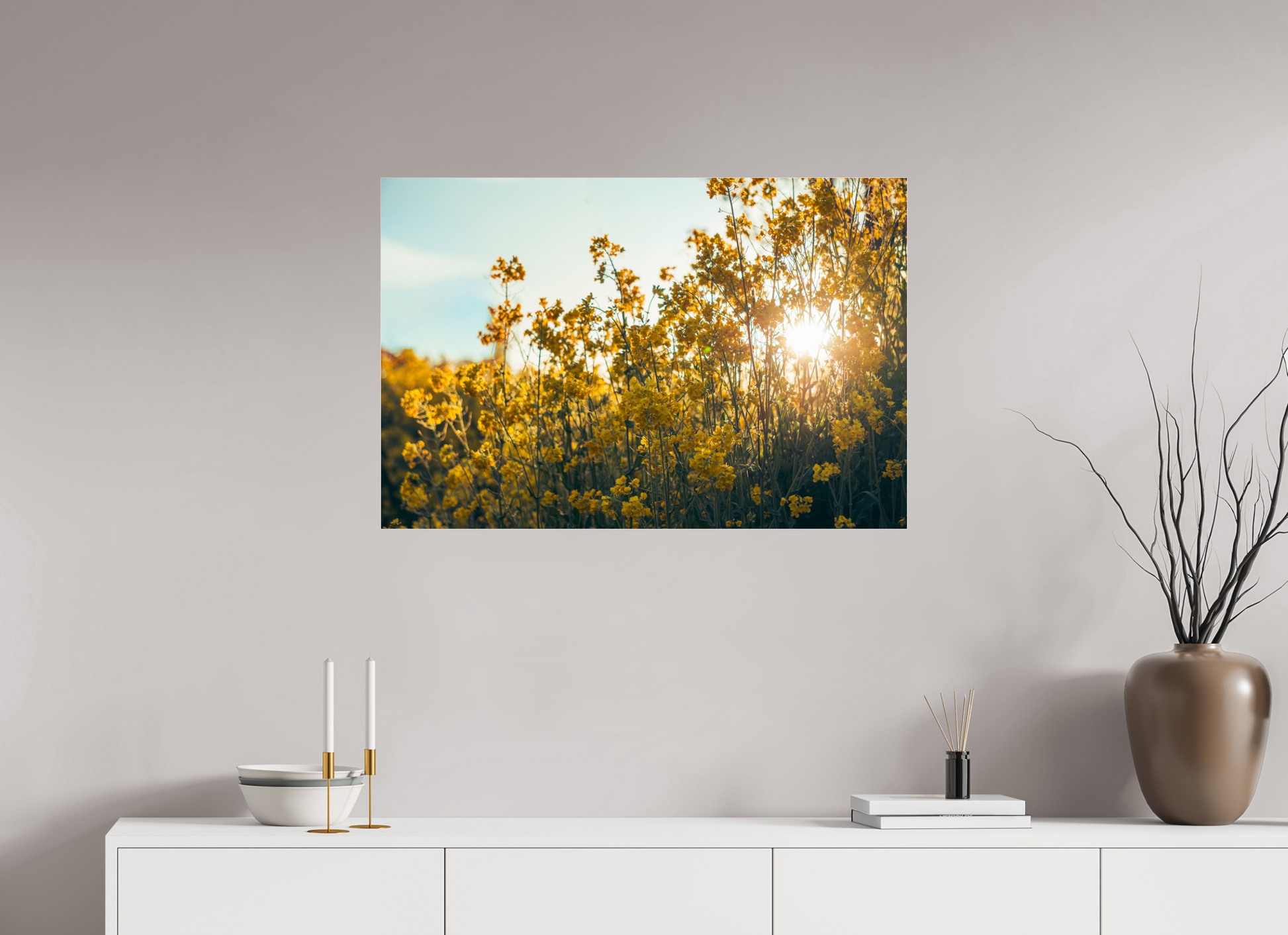 90 x 60 cm, Photo Print Under Acrylic Glass Springlight