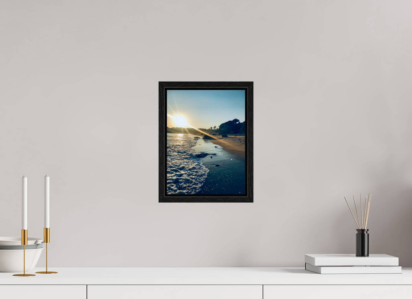 21 x 28 cm, Floater Frame Algarve sunset