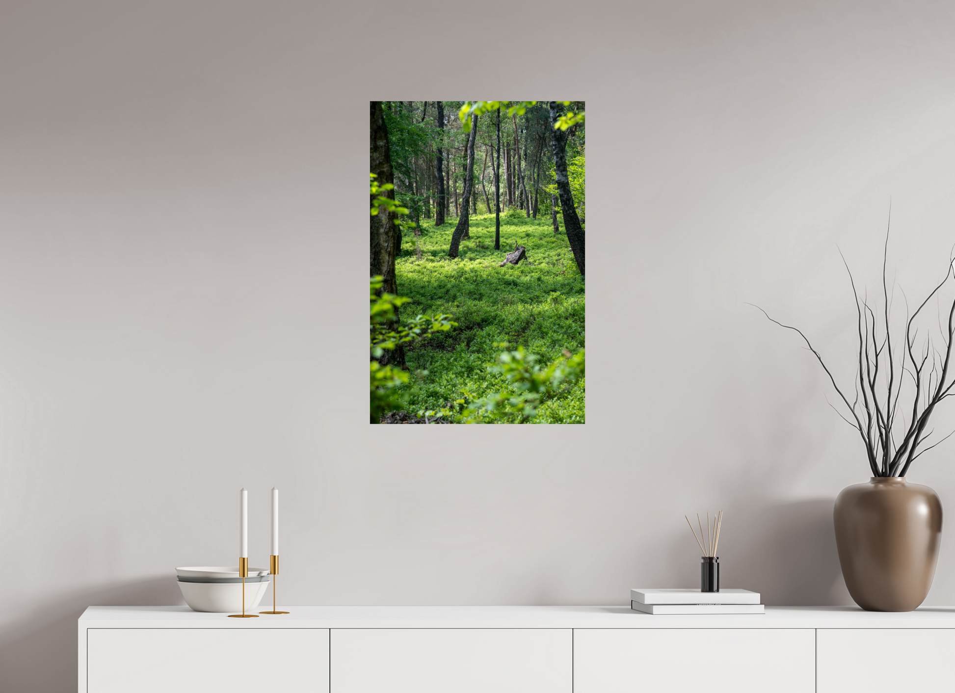 50 x 75 cm, Photo Print On Fuji Crystal DP II The Forest Heart