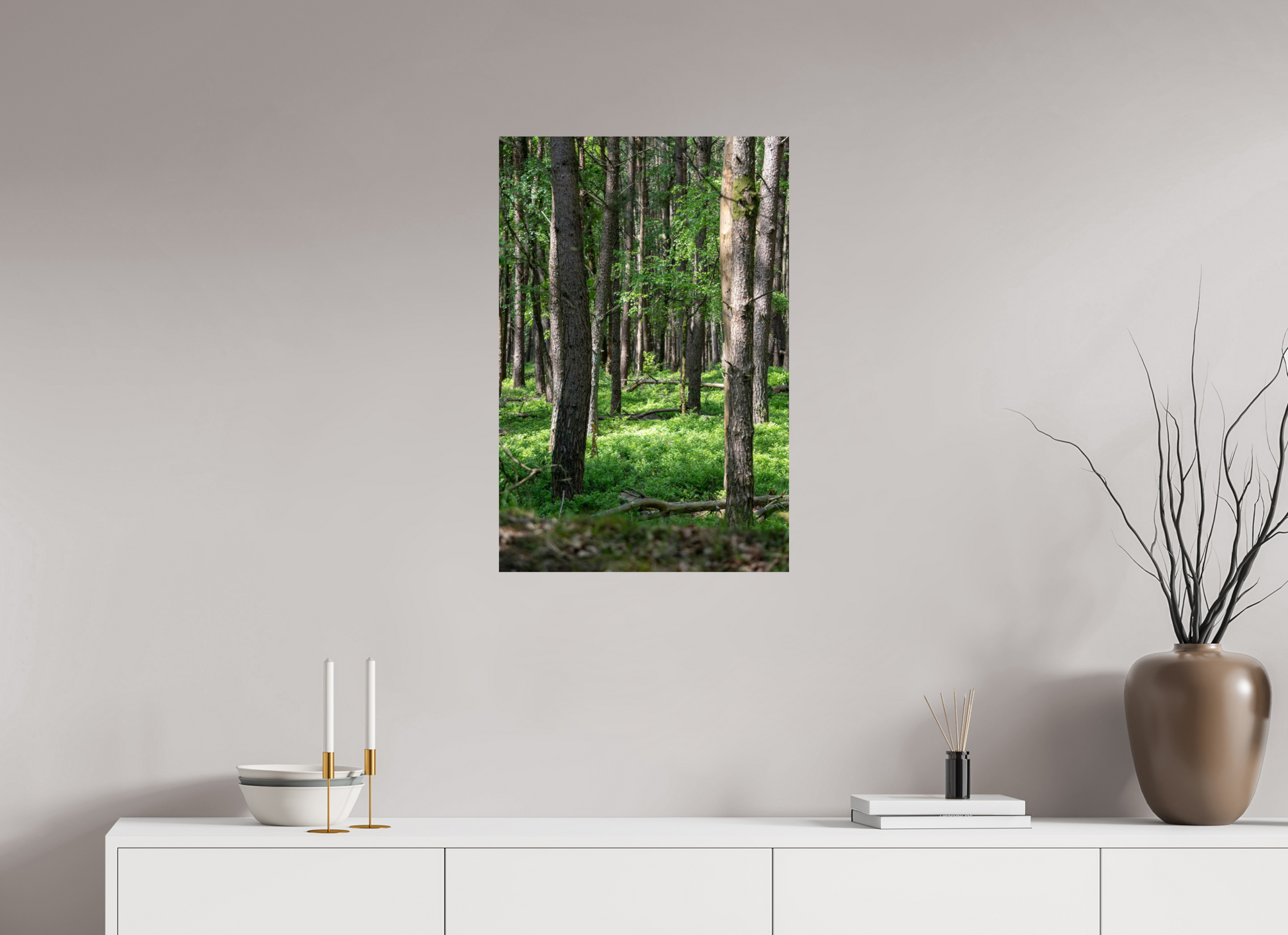 50 x 75 cm, Photo Print On Fuji Crystal DP II Forest Stillness