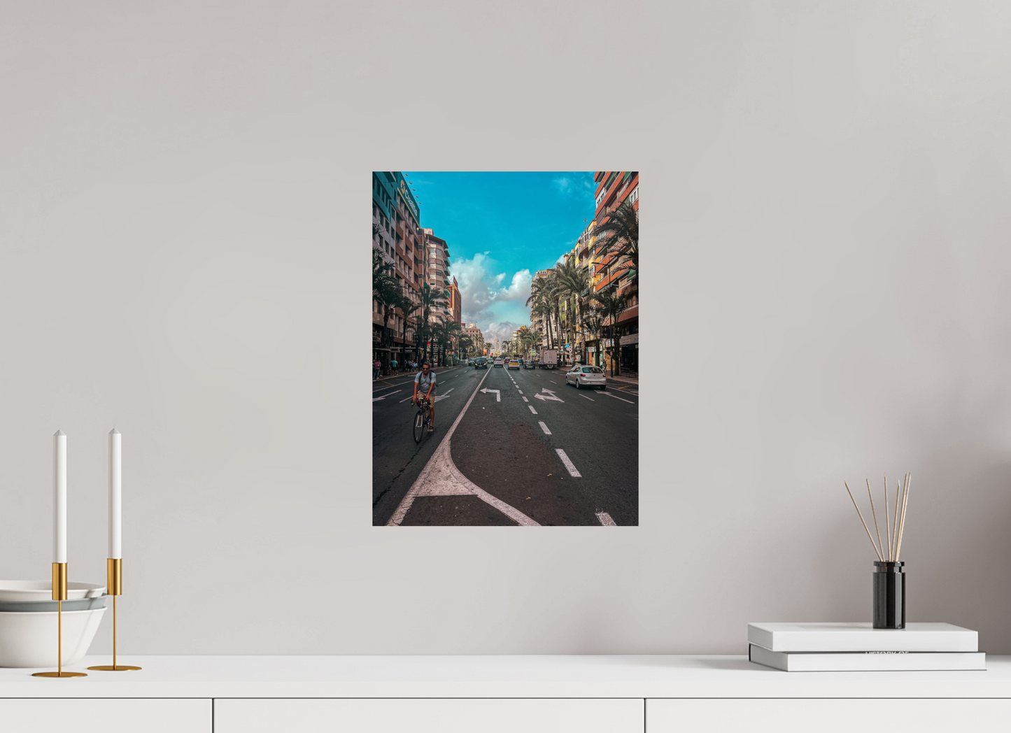 30 x 40 cm, Photo Print On Fuji Crystal DP II The streets of Alicante