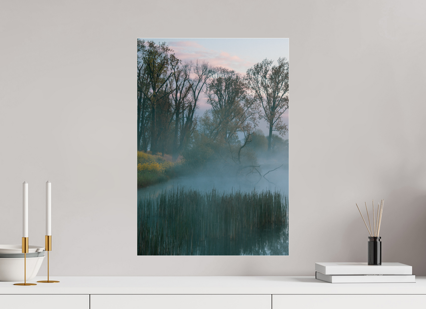 40 x 57,3 cm, Photo Print Under Acrylic Glass Veil of Silence