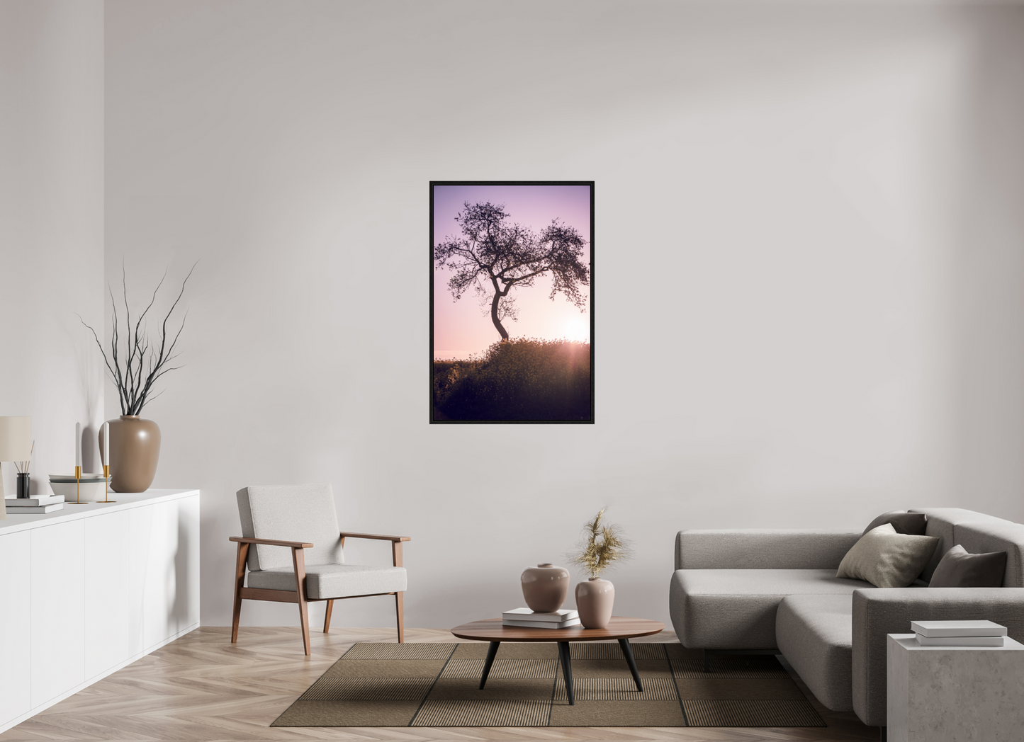 80 x 120 cm, Floater Frame Silent Radiance