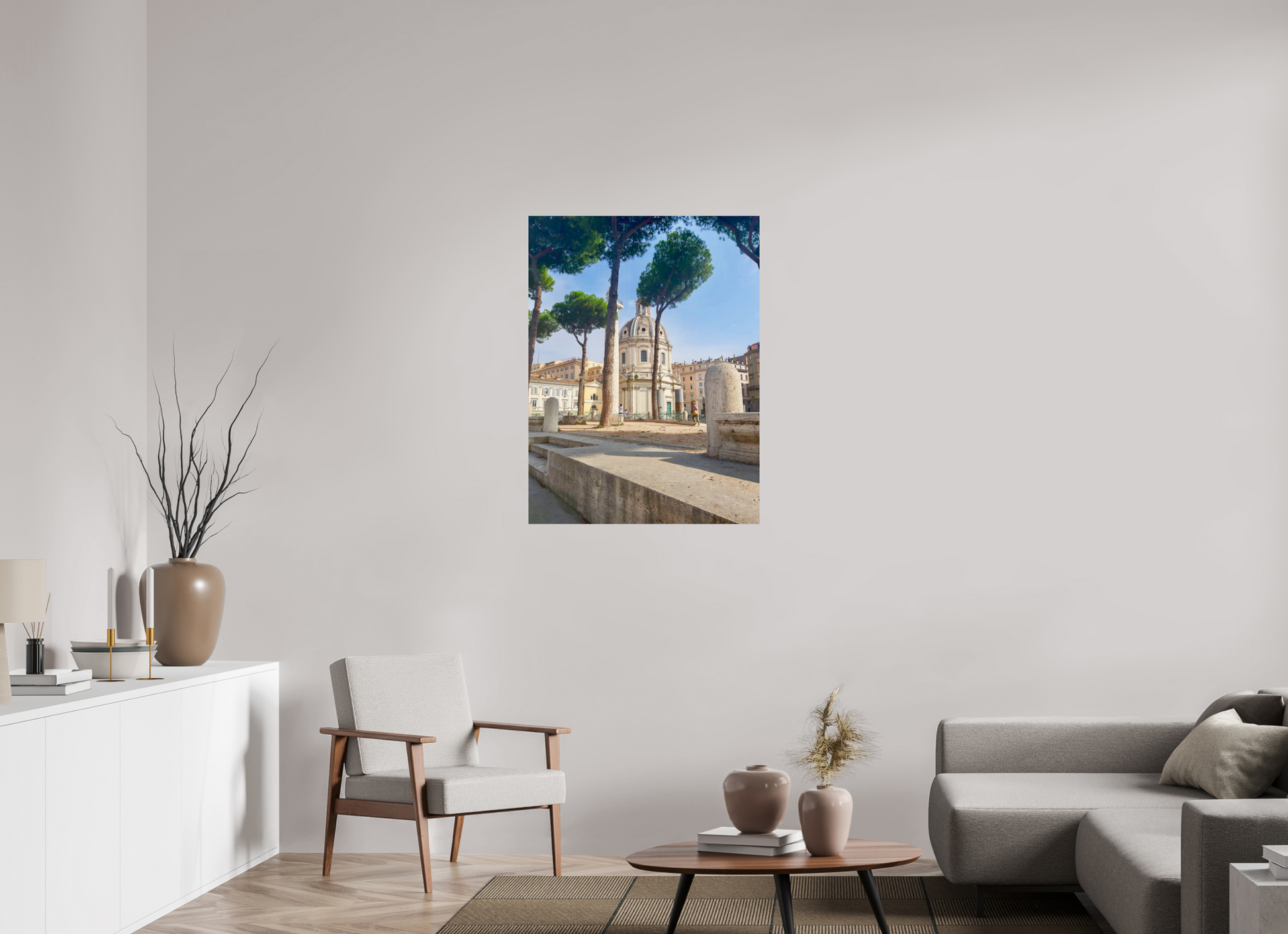 75 x 100 cm, Photo Print On Fuji Crystal DP II When in Rome