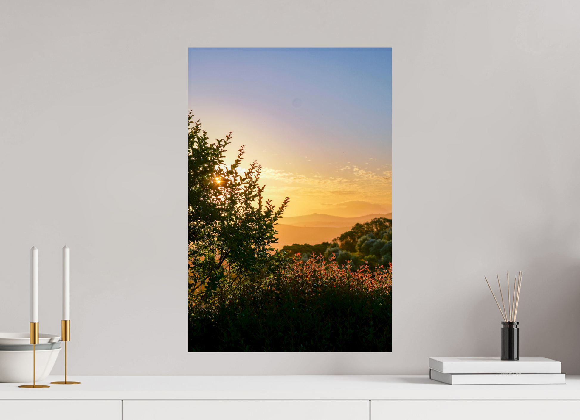 40 x 60 cm, Photo Print On Fuji Crystal DP II Stellenbosch fields