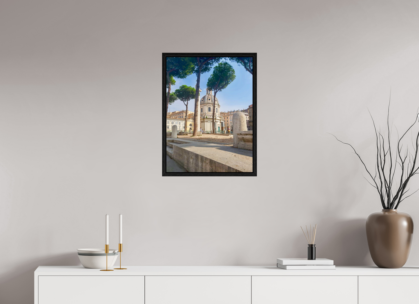 45 x 60 cm, Floater Frame When in Rome