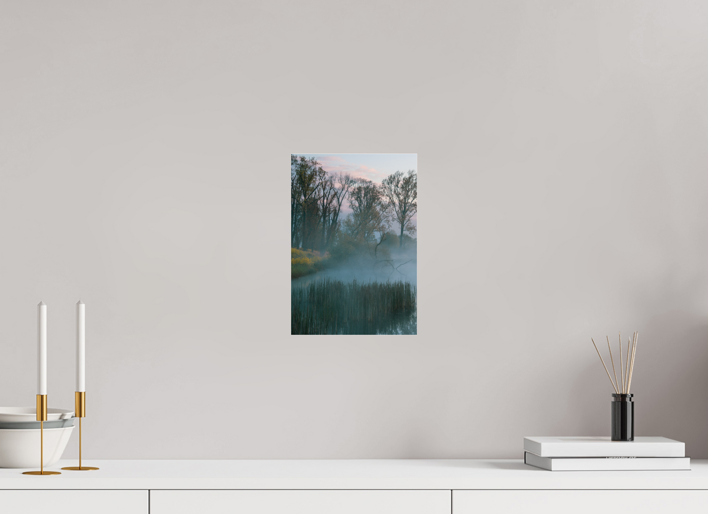 20 x 28,7 cm, Photo Print Under Acrylic Glass Veil of Silence