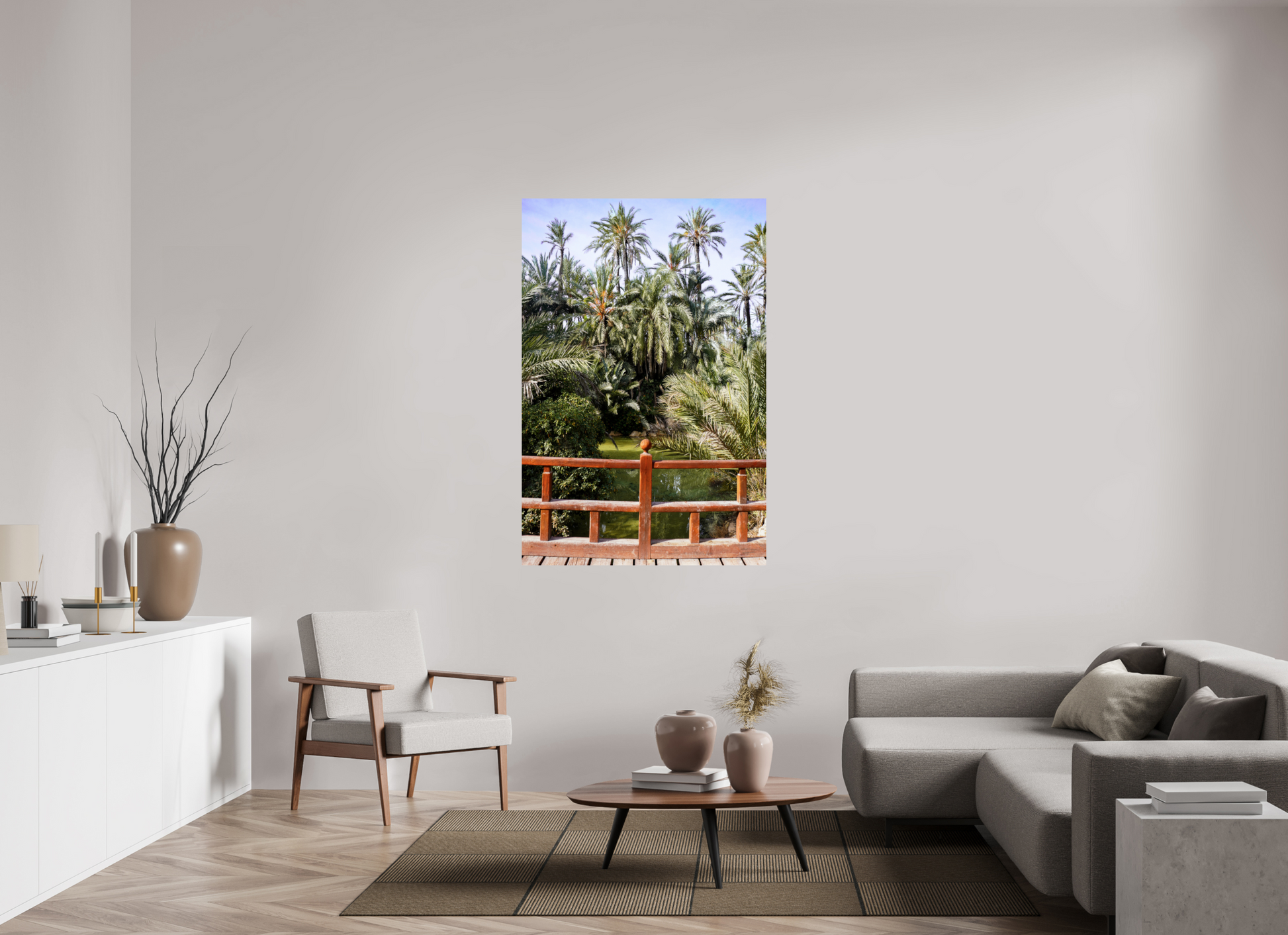 100 x 150 cm, Photo Print On Fuji Crystal DP II Las Palmeras