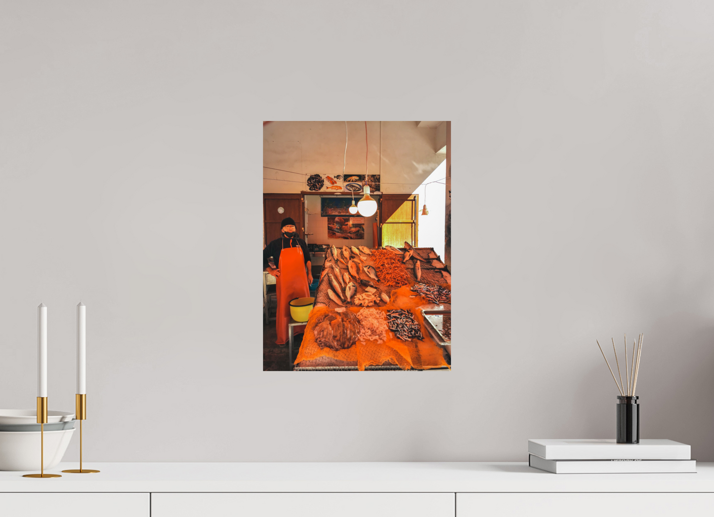 30 x 40 cm, Photo Print On Fuji Crystal DP II Fish in Palermo