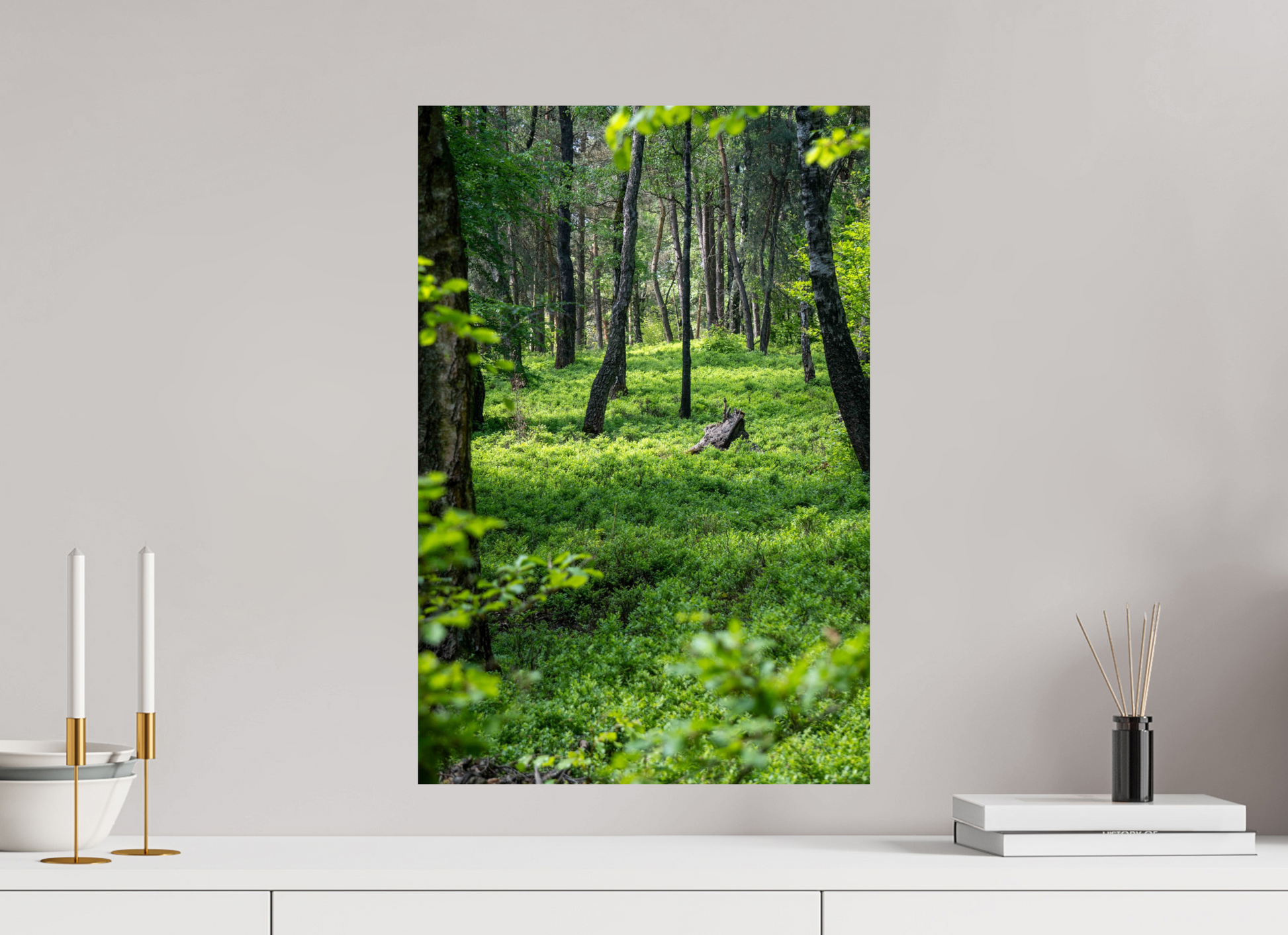 40 x 60 cm, Photo Print On Fuji Crystal DP II The Forest Heart