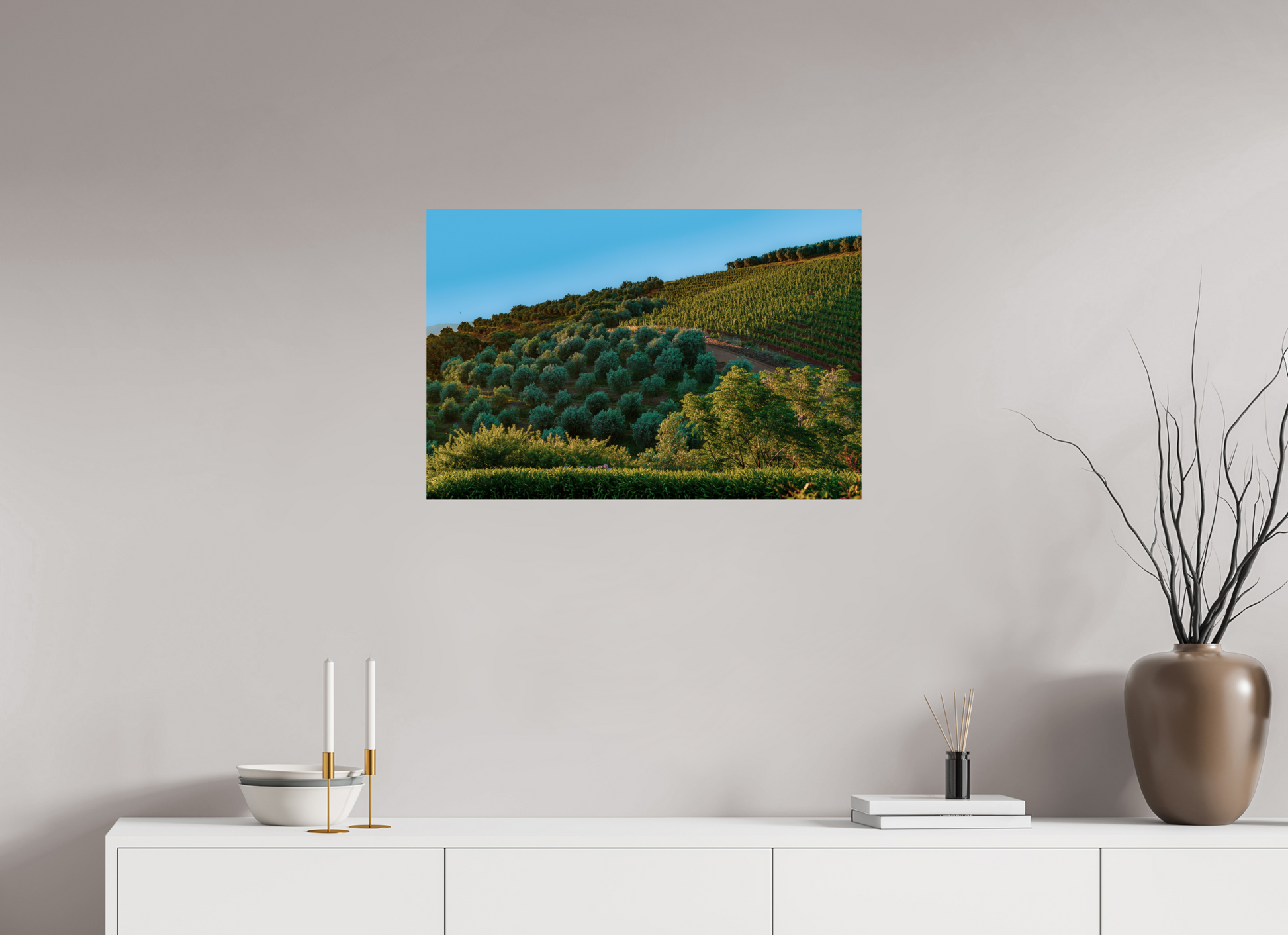75 x 50 cm, Photo Print On Fuji Crystal DP II Stellenbosch fields