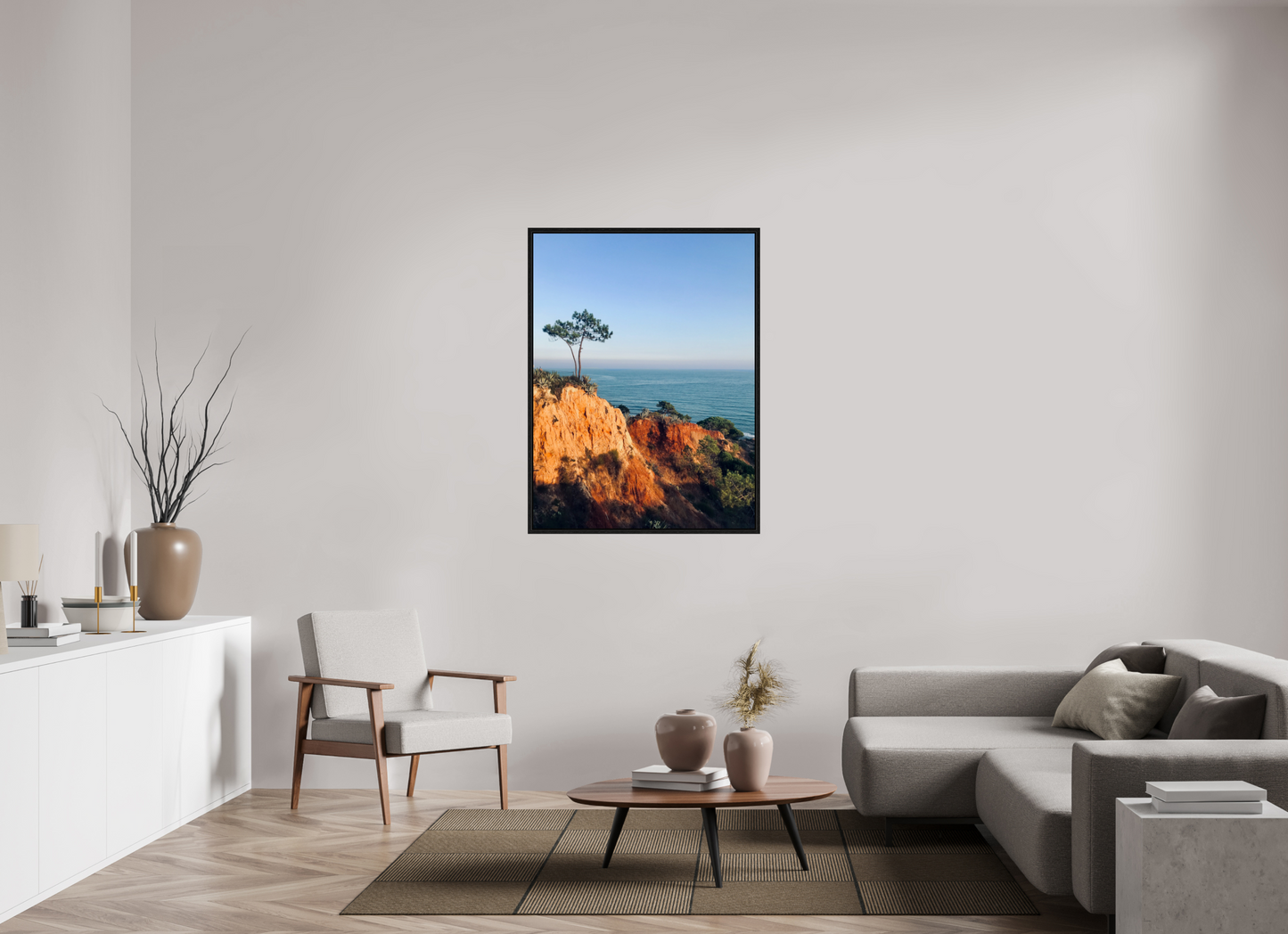 90 x 120 cm, Floater Frame Algarve sunset