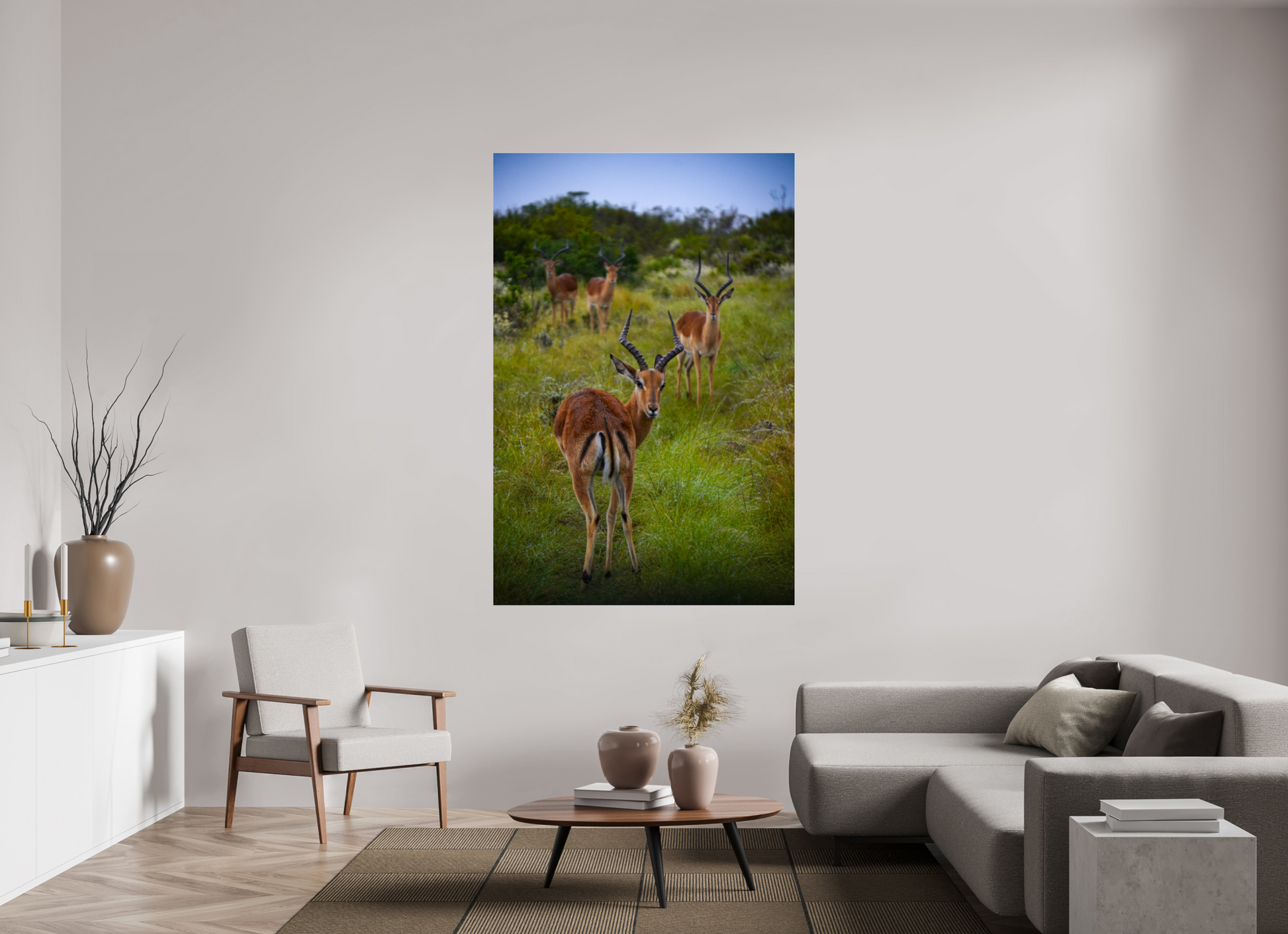 120 x 180 cm, Photo Print Under Acrylic Glass Safari