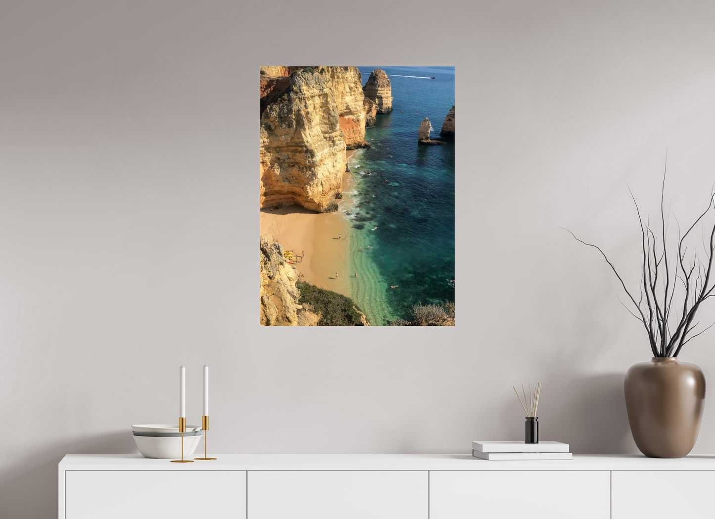 60 x 80 cm, Photo Print Under Acrylic Glass Algarve