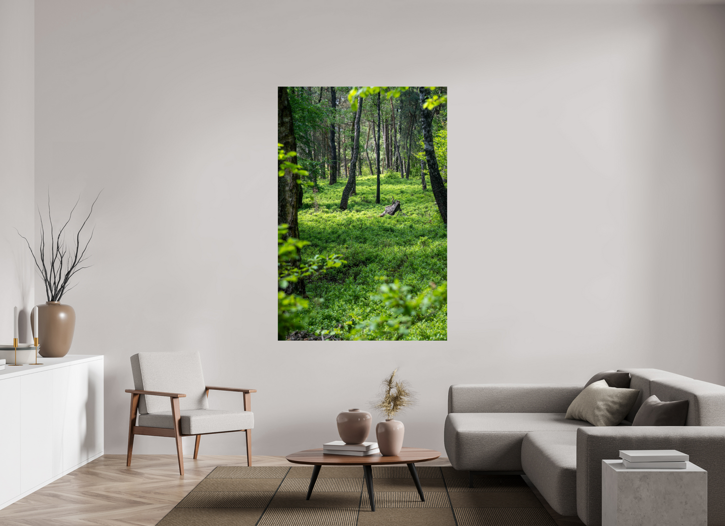 120 x 180 cm, Photo Print On Fuji Crystal DP II The Forest Heart