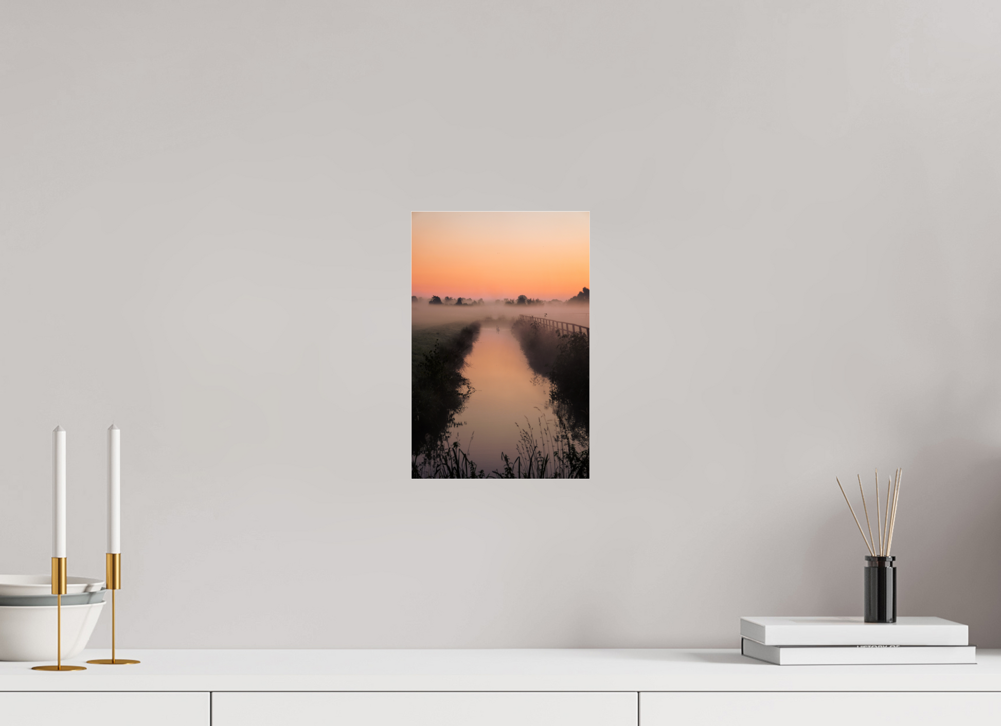 20 x 30 cm, Photo Print Under Acrylic Glass Two Souls at Dawn