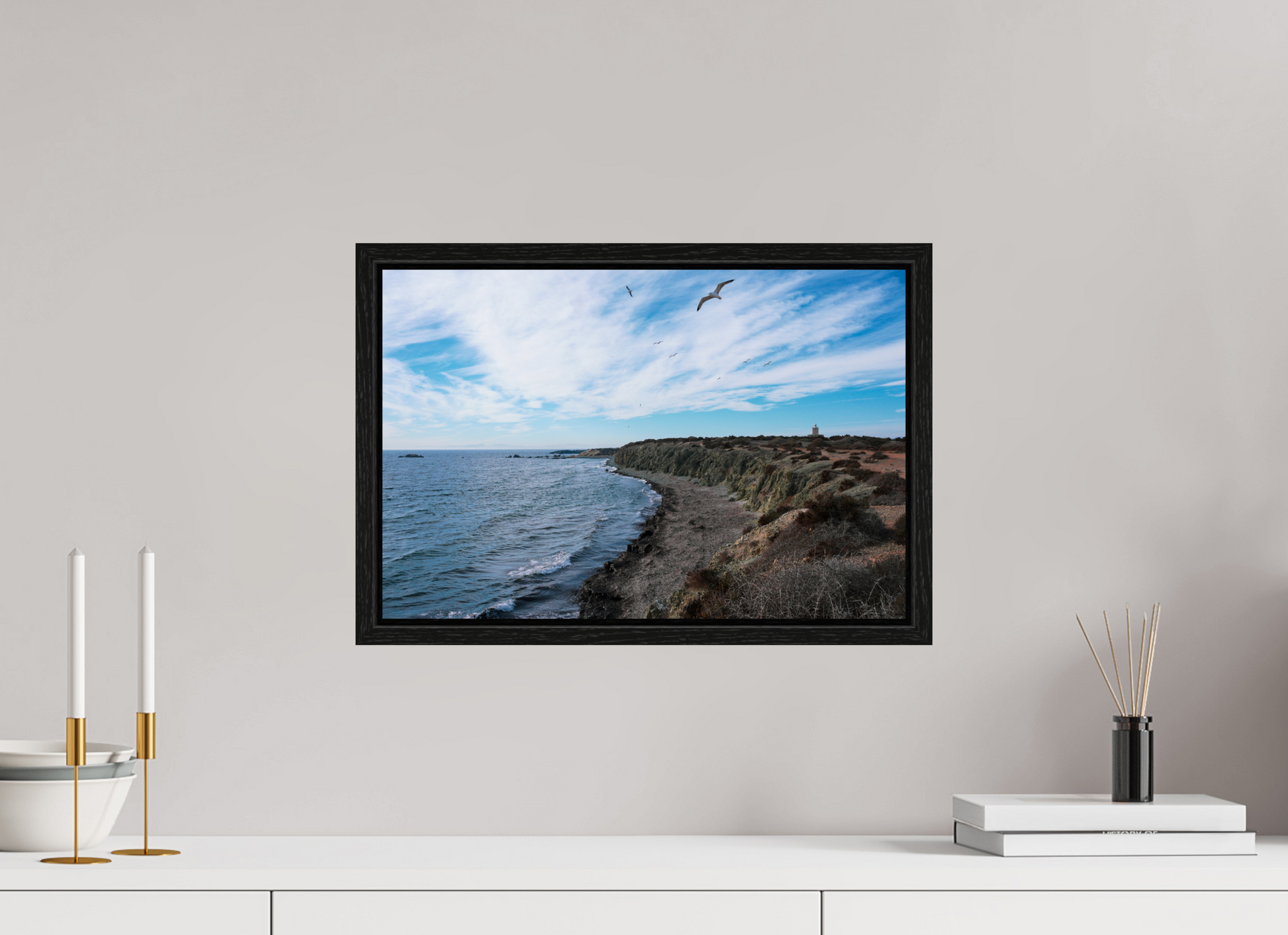 45 x 30 cm, Floater Frame Tabarca Island