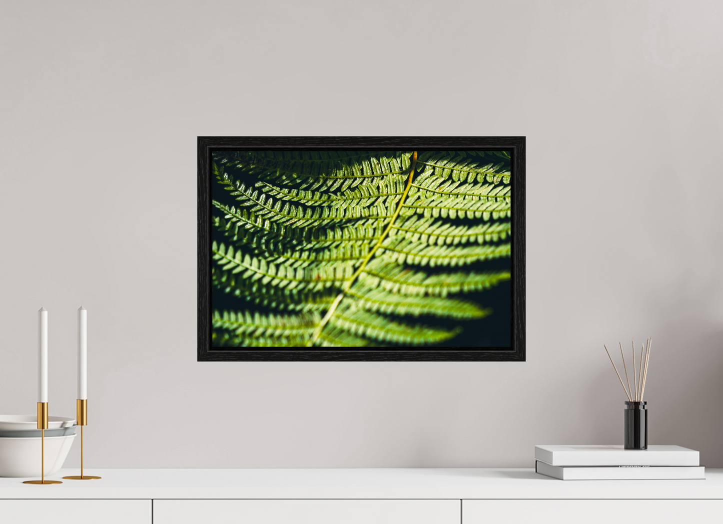 45,7 x 30 cm, Floater Frame Fern