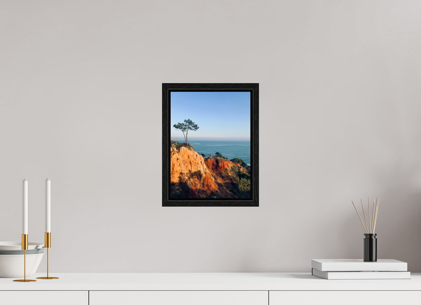 21 x 28 cm, Floater Frame Algarve sunset