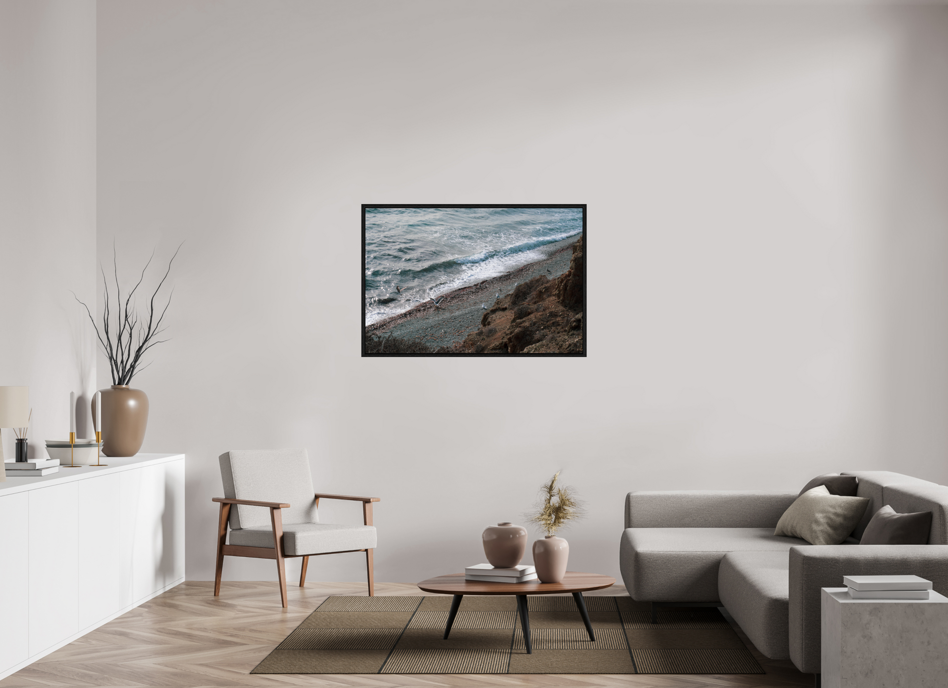 120 x 80 cm, Floater Frame Tabarca Island