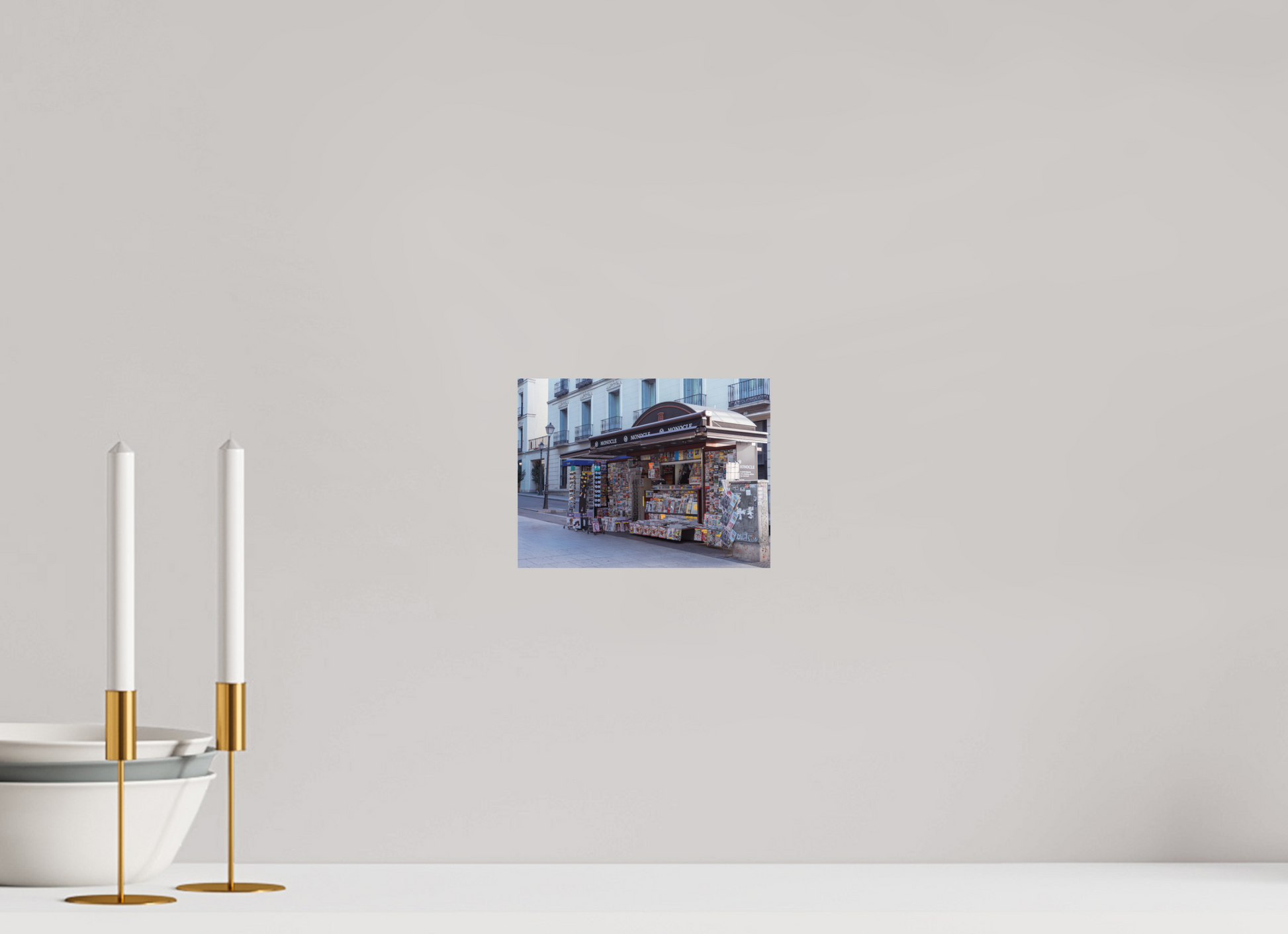 20 x 15 cm, Photo Print On Fuji Crystal DP II Corner stand Madrid