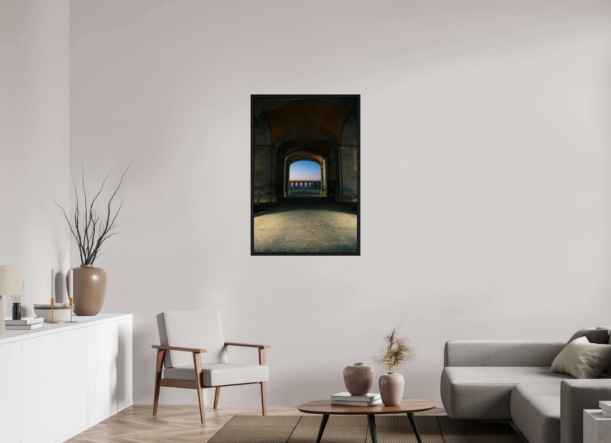 70 x 105 cm, Floater Frame Madrid view
