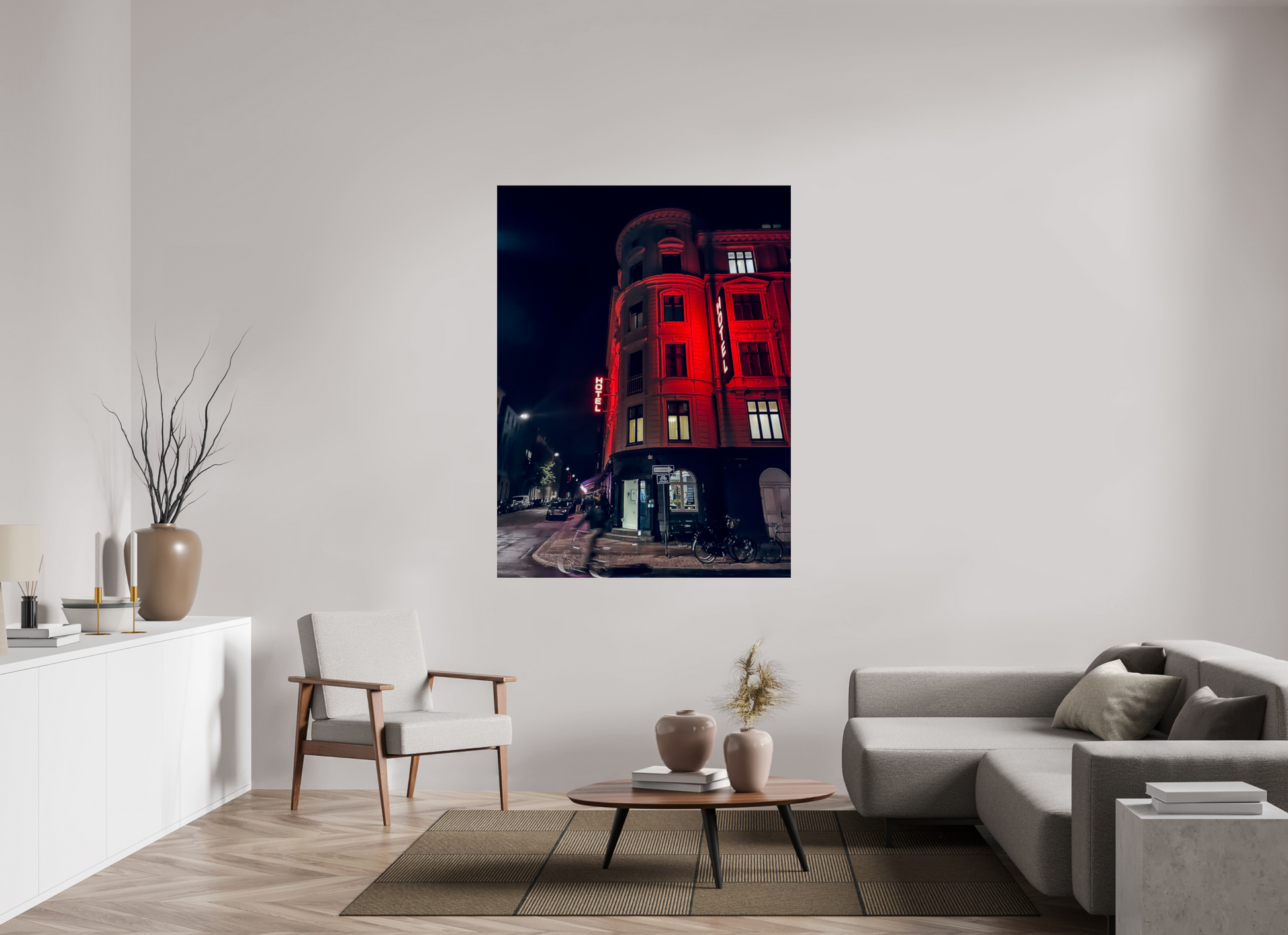 120 x 160 cm, Photo Print Under Acrylic Glass Copenhagen