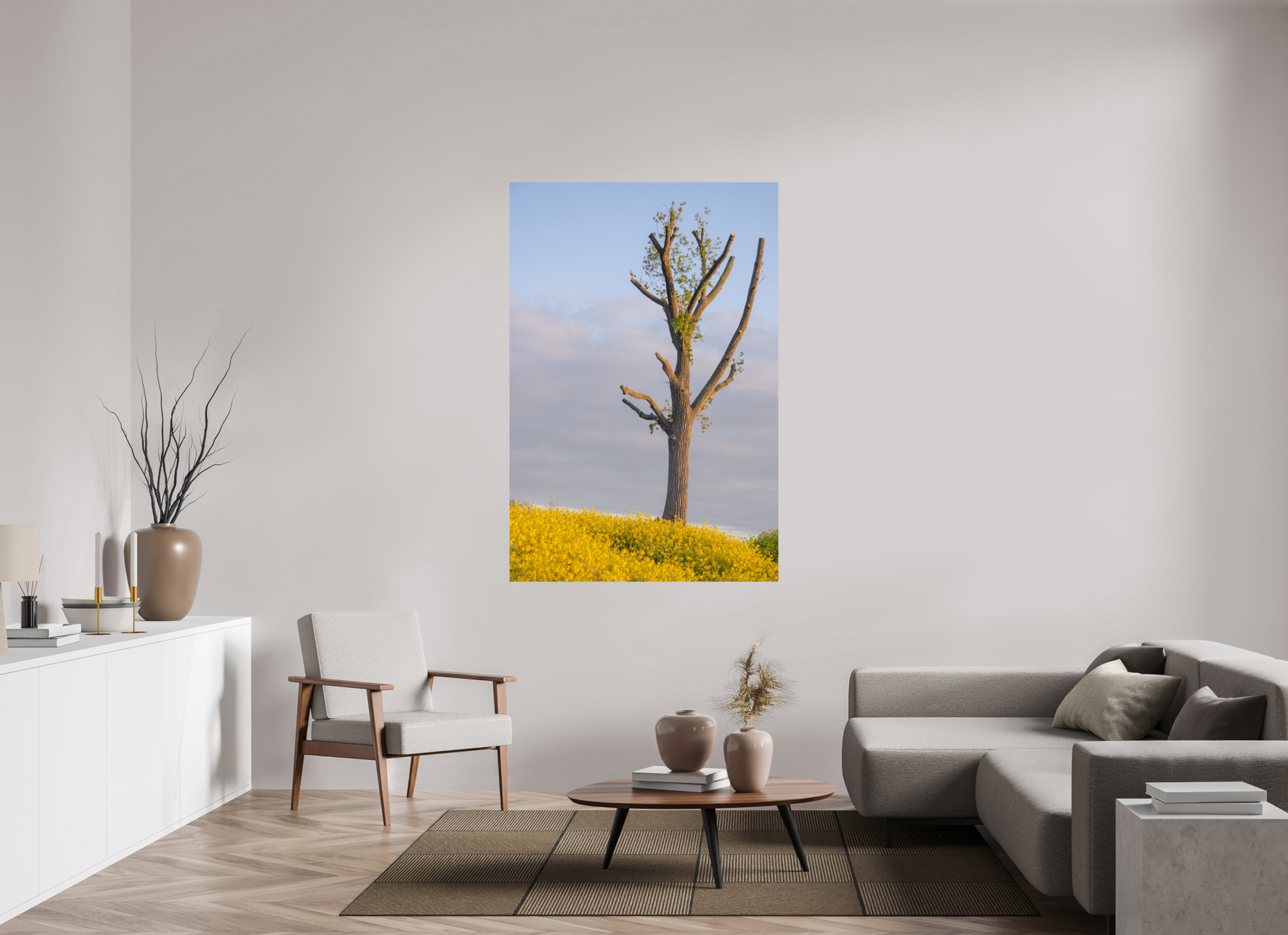 110 x 163,3 cm, Photo Print On Fuji Crystal DP II The Quiet Tree