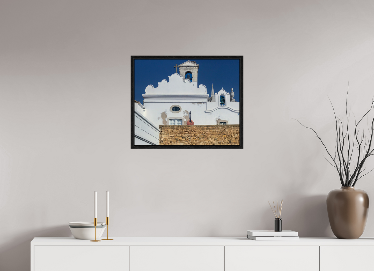61,4 x 50 cm, Floater Frame Fado light