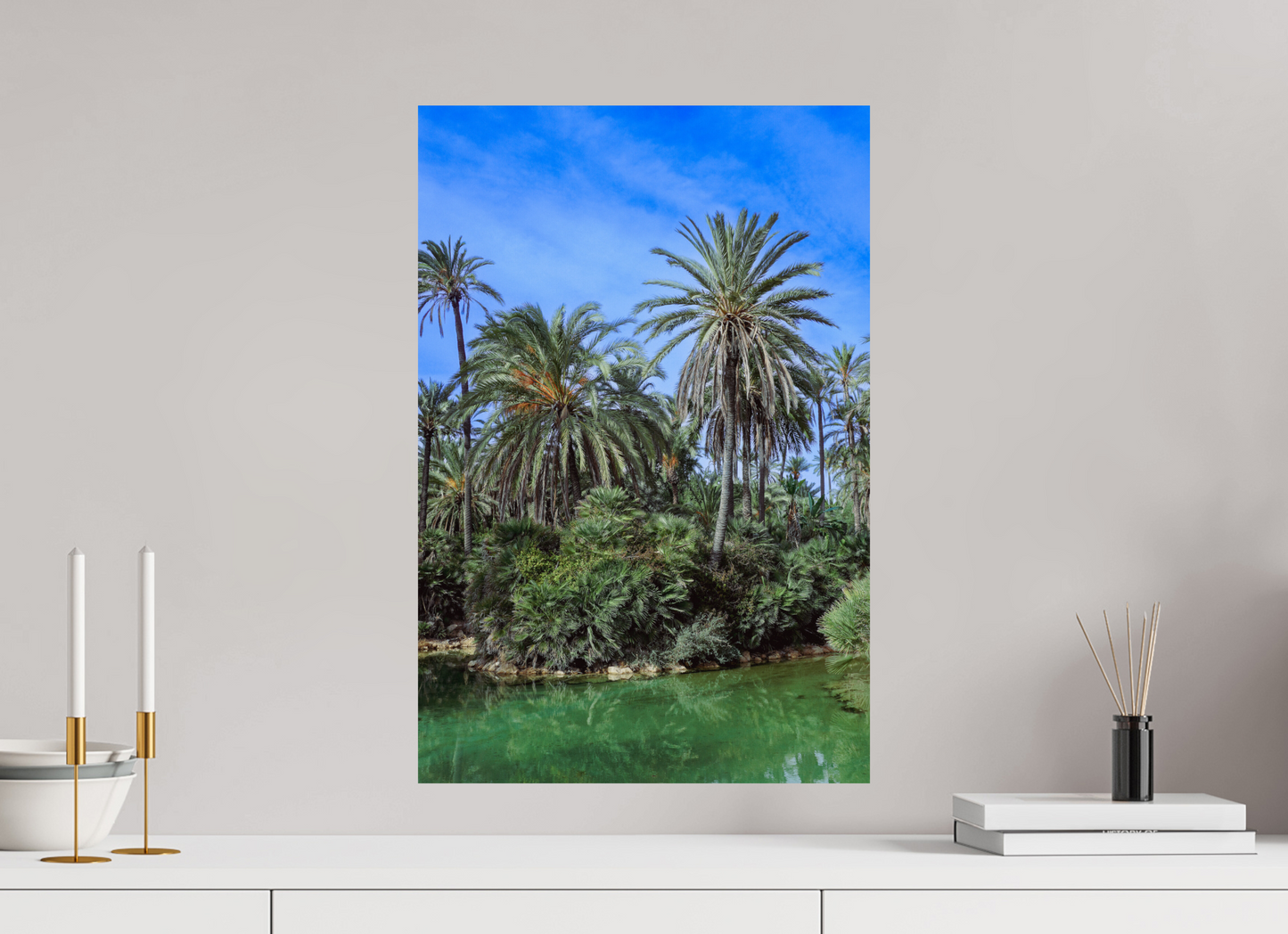 40 x 60 cm, Photo Print On Fuji Crystal DP II Las palmeras