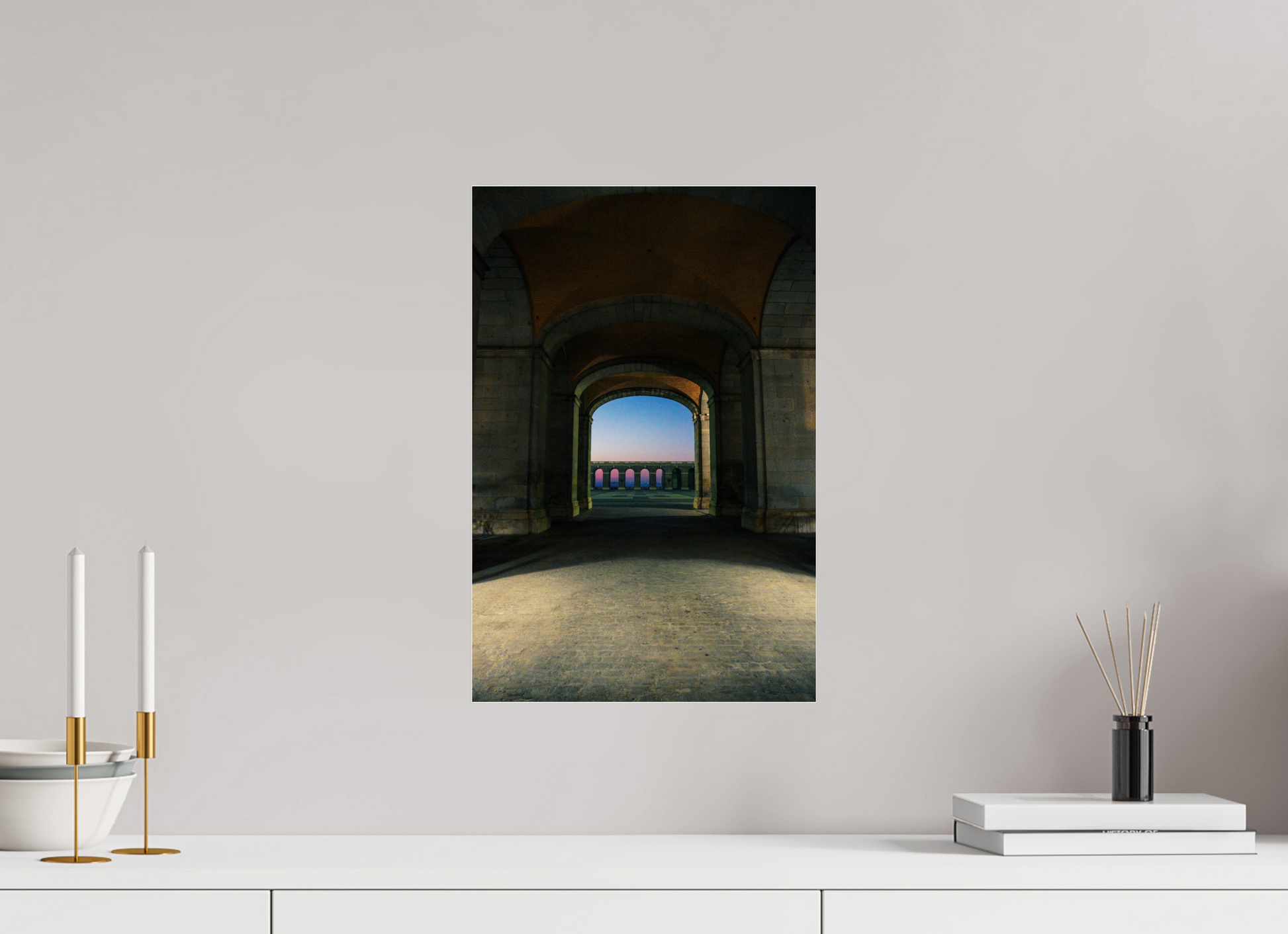 30 x 45 cm, Photo Print Under Acrylic Glass Madrid view