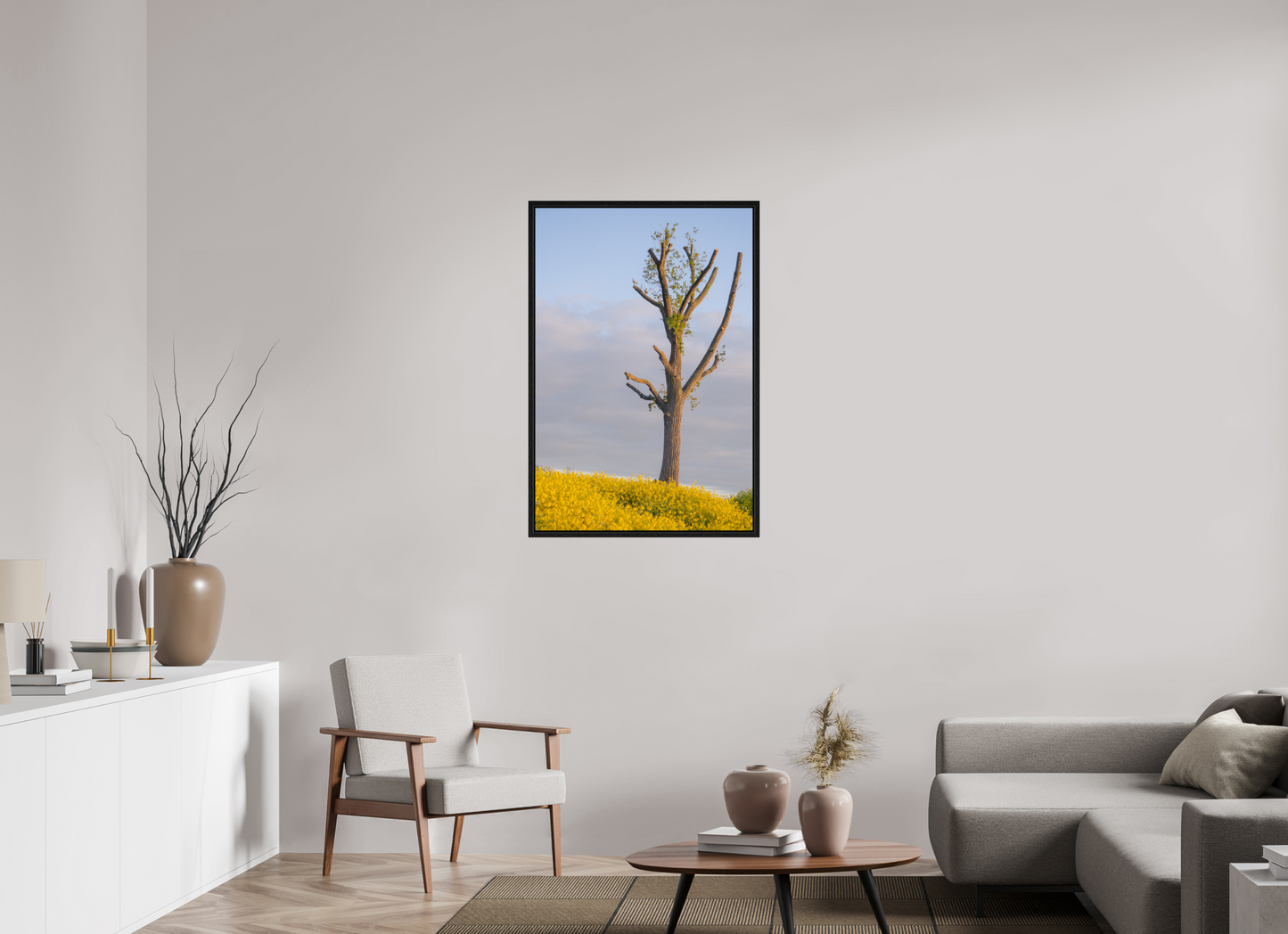 70 x 103,9 cm, Floater Frame The Quiet Tree