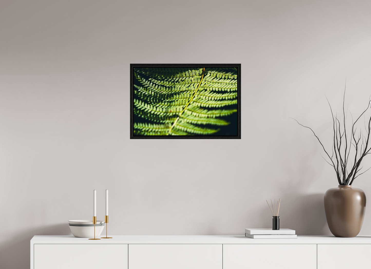 60,9 x 40 cm, Floater Frame Fern