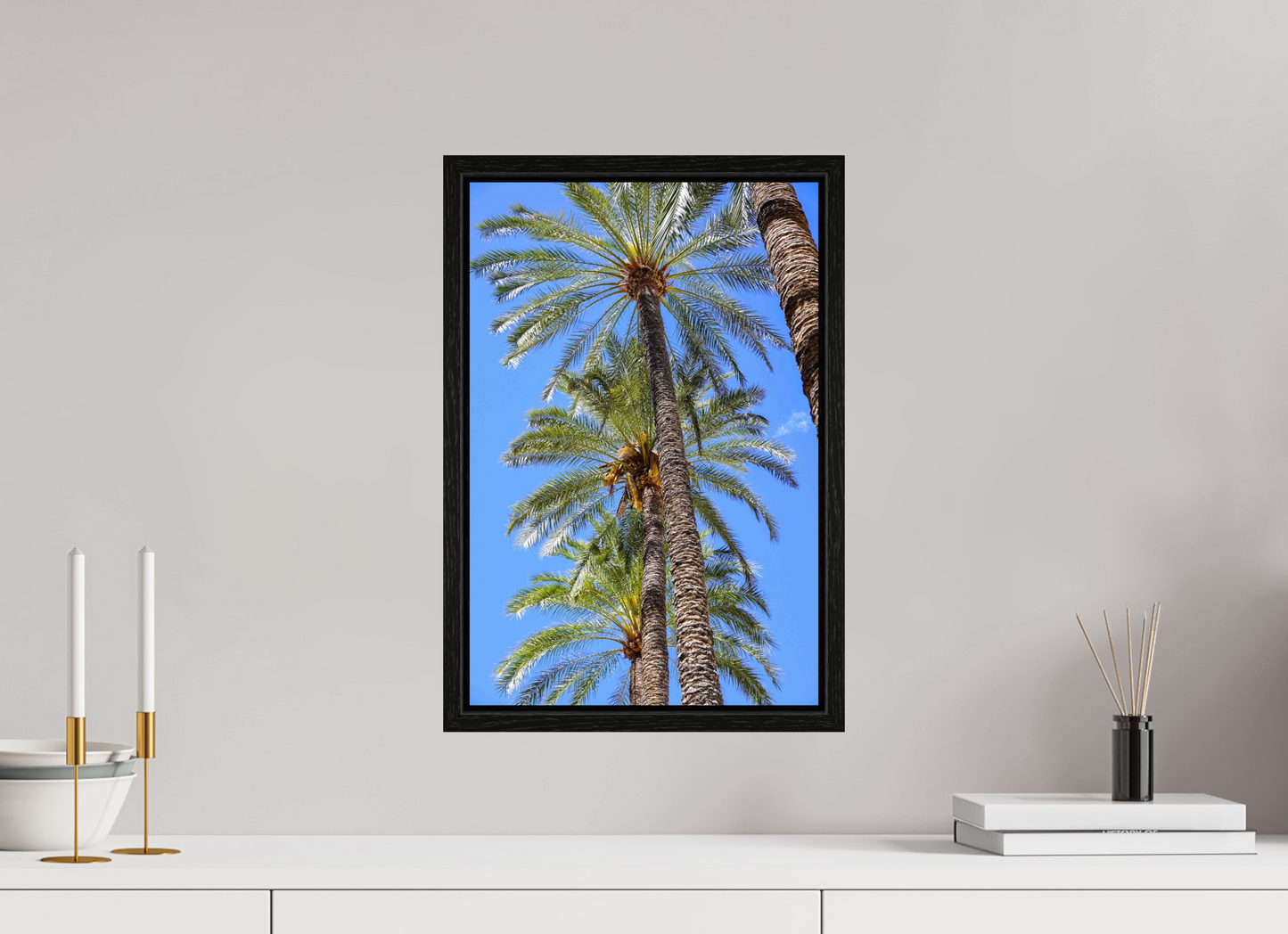 30 x 45 cm, Floater Frame Palmeras