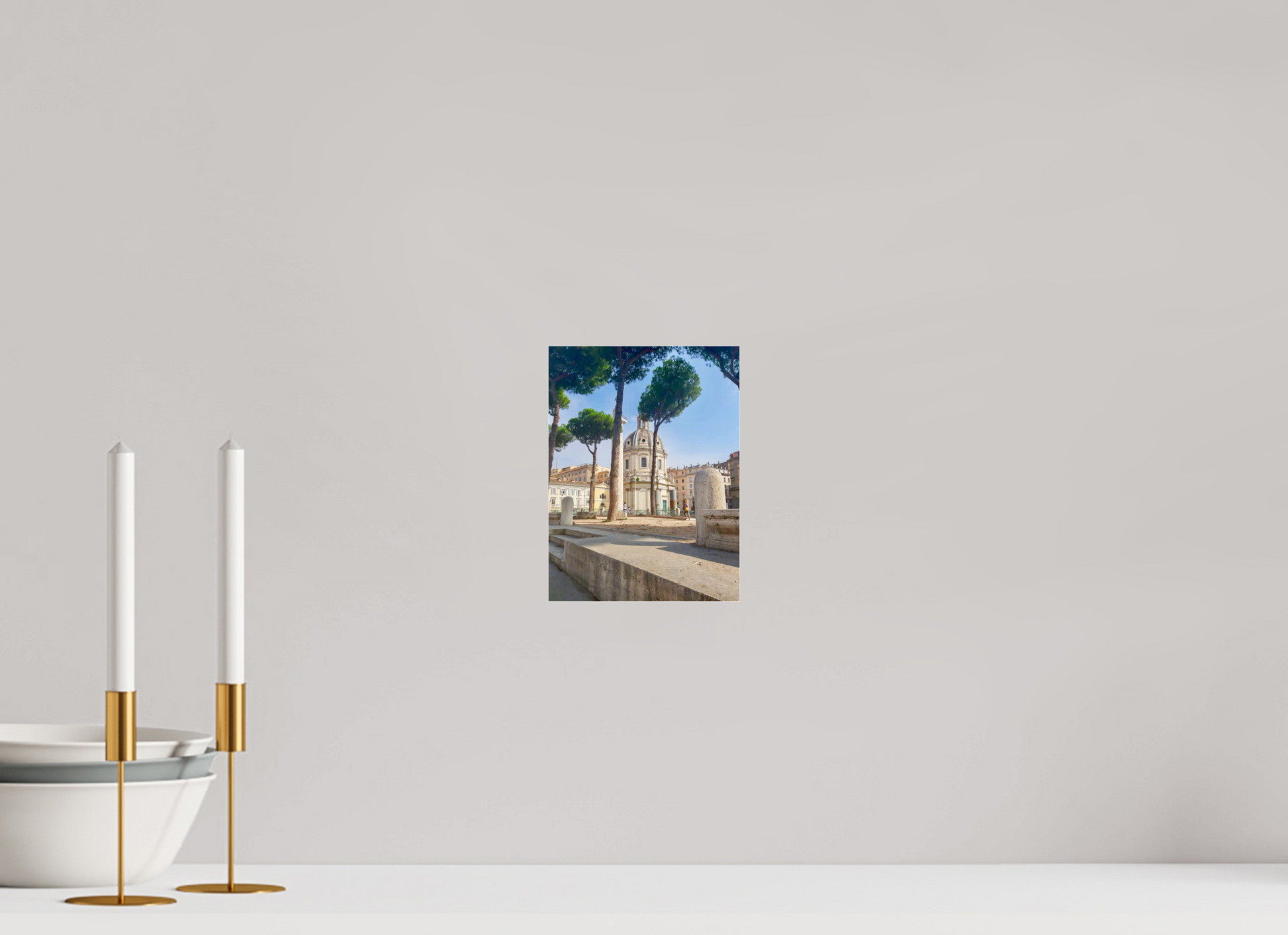 15 x 20 cm, Photo Print Under Acrylic Glass When in Rome