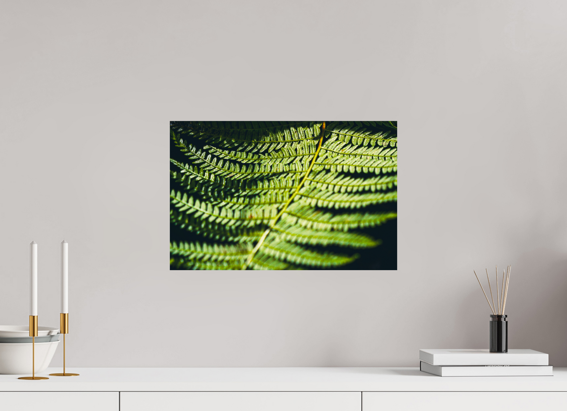 45,7 x 30 cm, Photo Print On Fuji Crystal DP II Fern