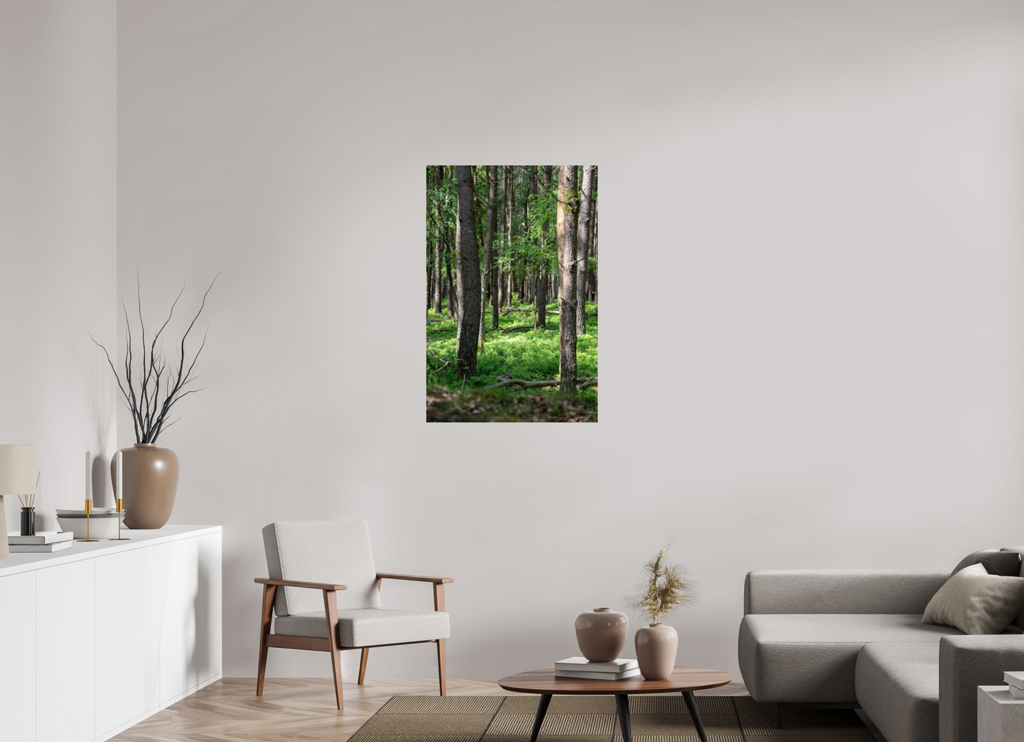 70 x 105 cm, Photo Print On Fuji Crystal DP II Forest Stillness