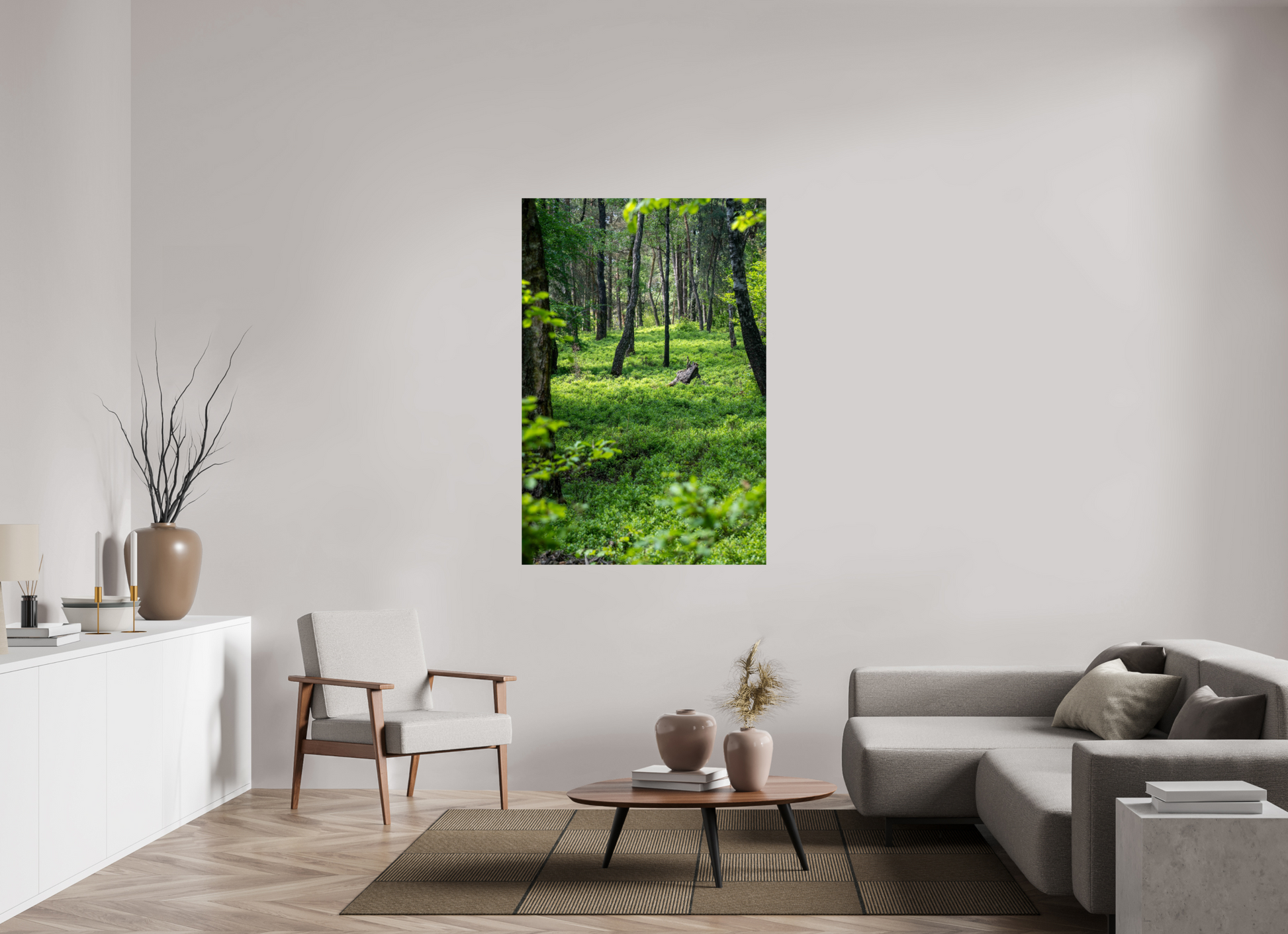 100 x 150 cm, Photo Print On Fuji Crystal DP II The Forest Heart