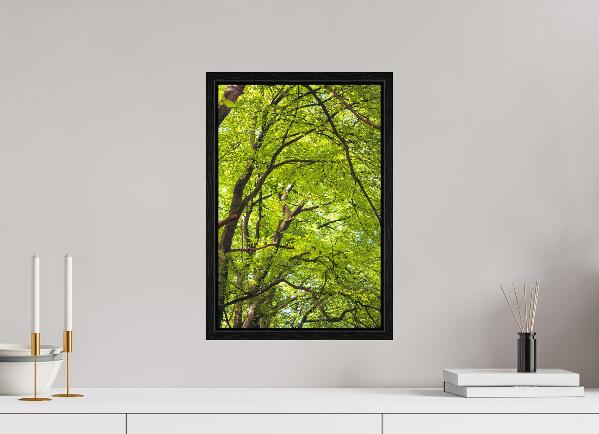30 x 45 cm, Floater Frame The Green Above