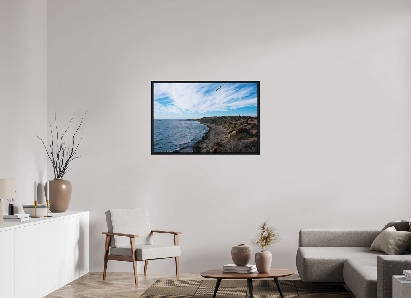 105 x 70 cm, Floater Frame Tabarca Island