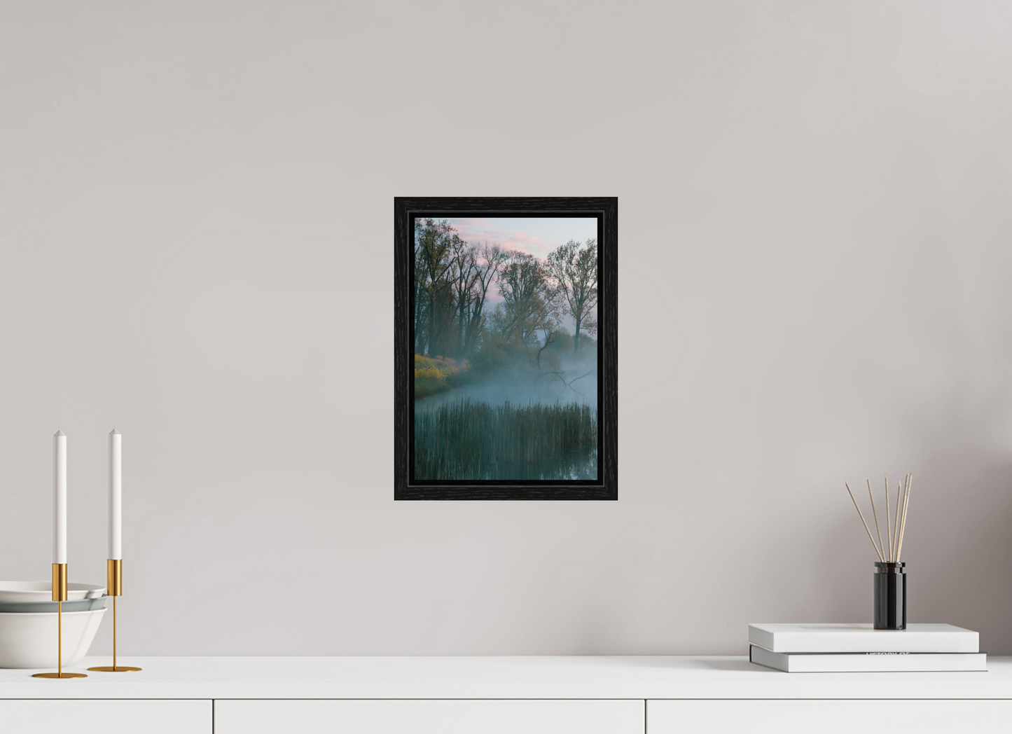 20 x 28,7 cm, Floater Frame Veil of Silence