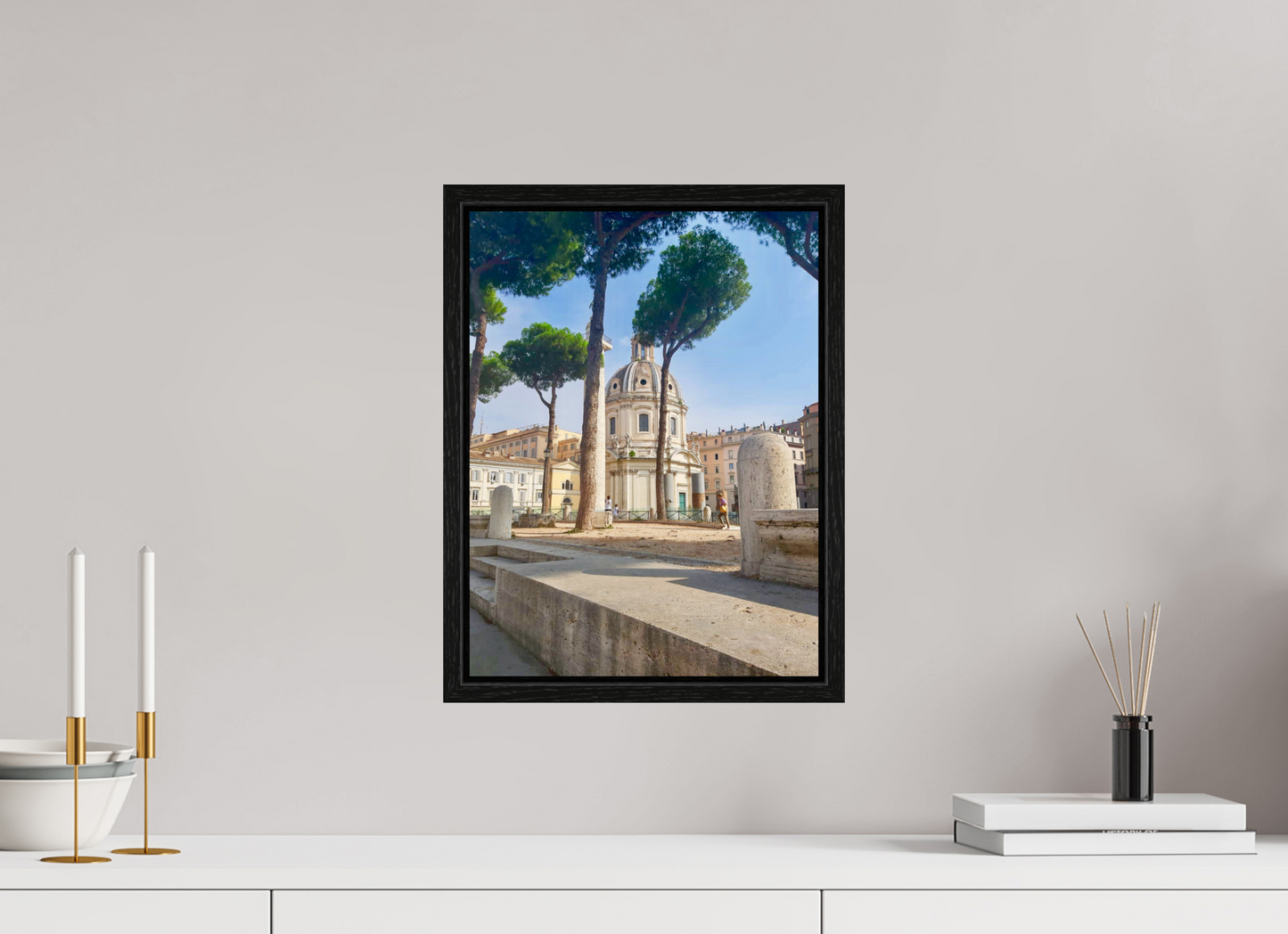 30 x 40 cm, Floater Frame When in Rome