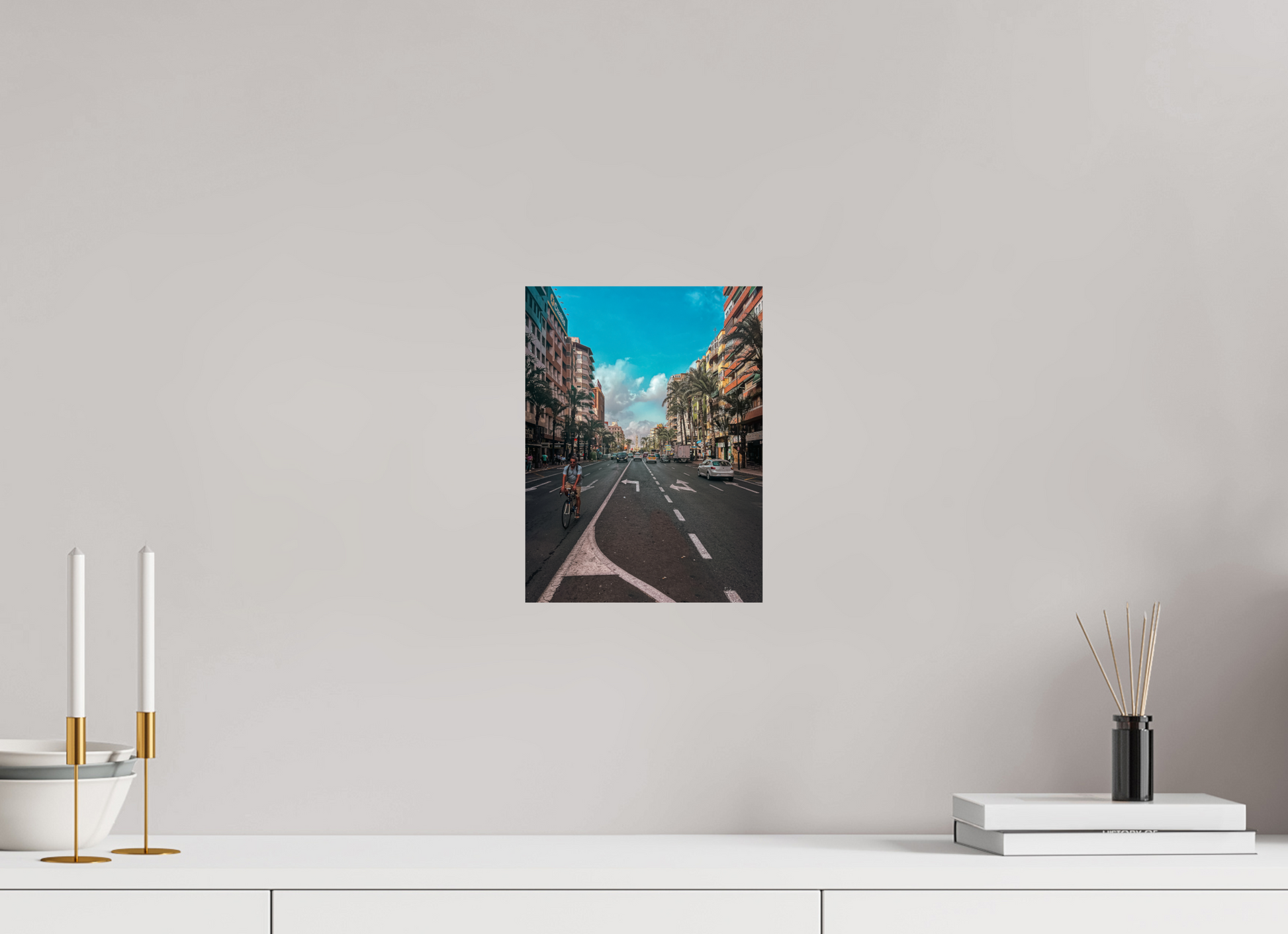 21 x 28 cm, Photo Print On Fuji Crystal DP II The streets of Alicante