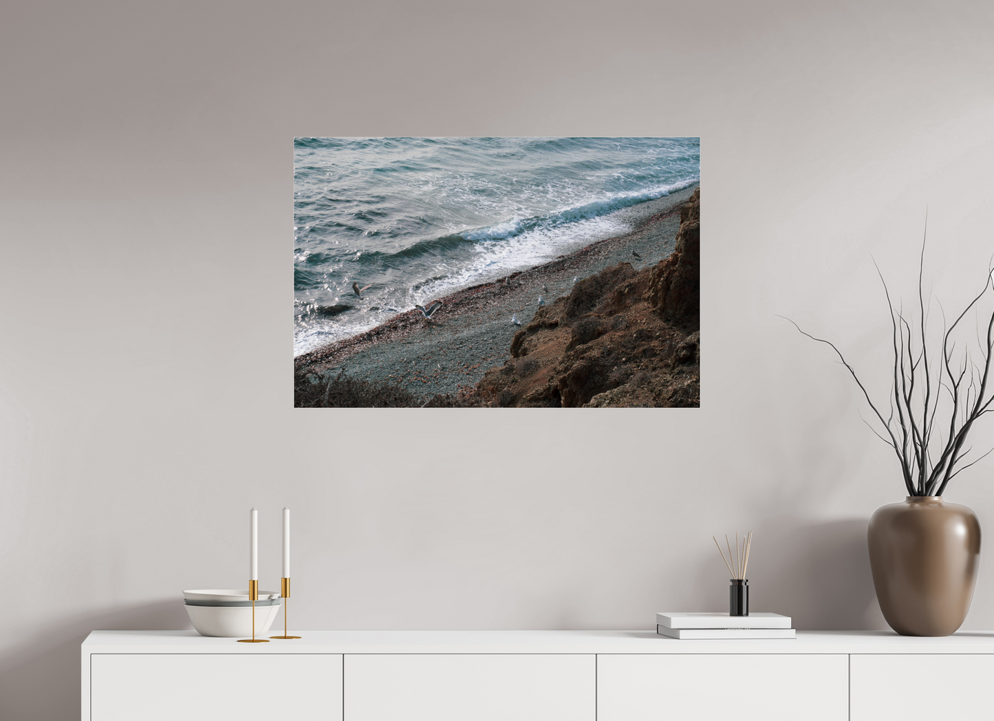 90 x 60 cm, Photo Print Under Acrylic Glass Tabarca Island