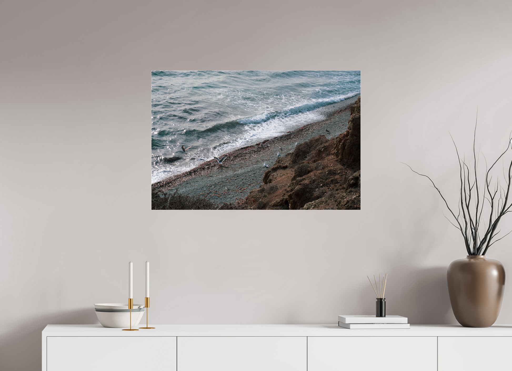90 x 60 cm, Photo Print Under Acrylic Glass Tabarca Island