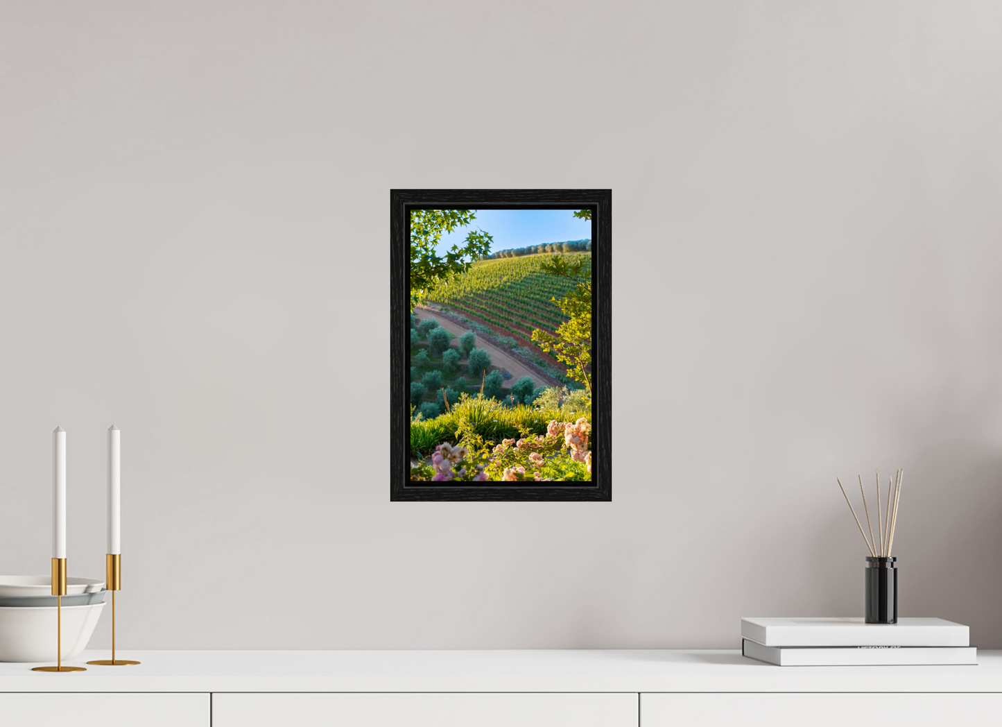 20 x 30 cm, Floater Frame Stellenbosch fields