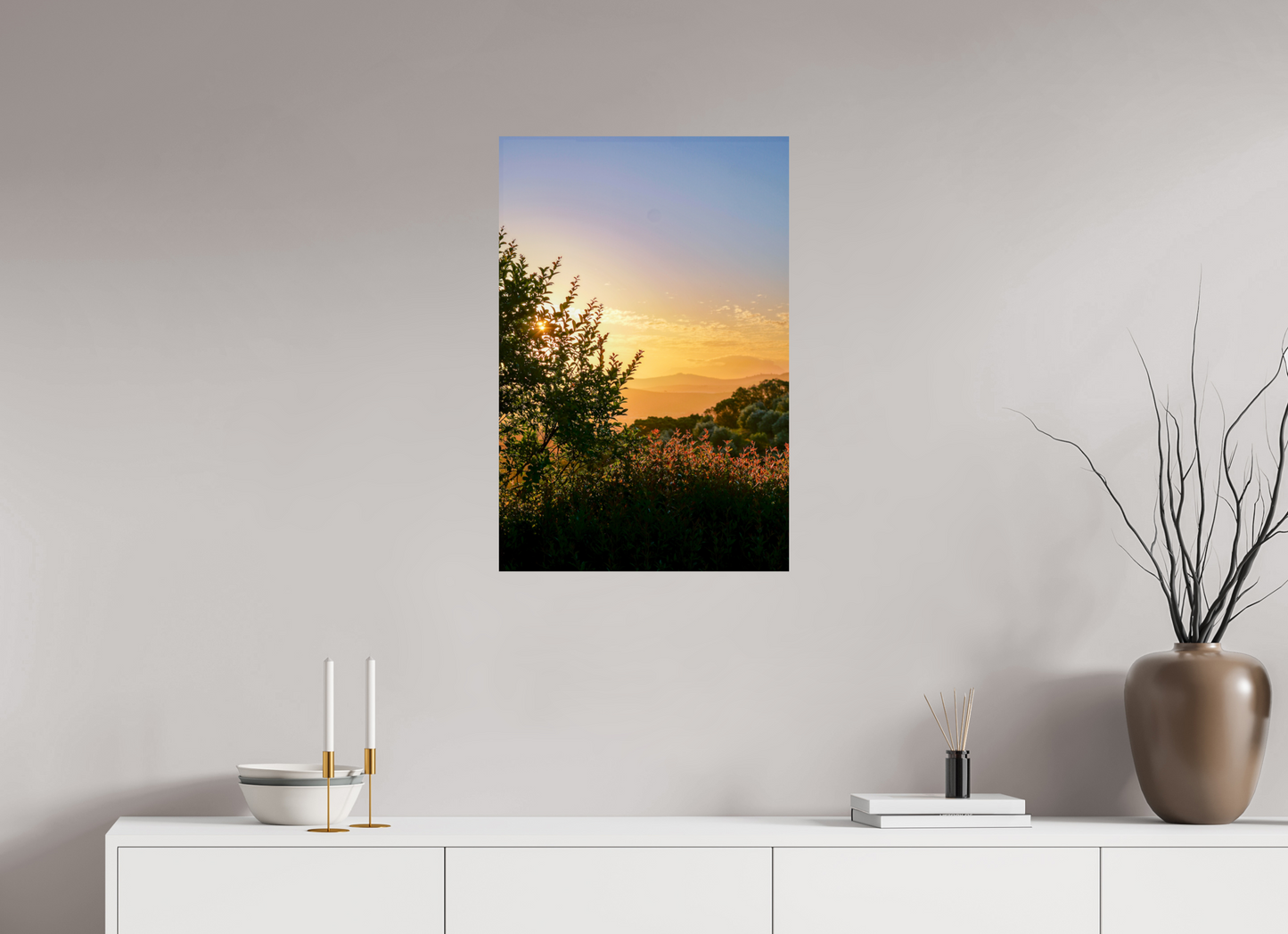 50 x 75 cm, Photo Print On Fuji Crystal DP II Stellenbosch fields