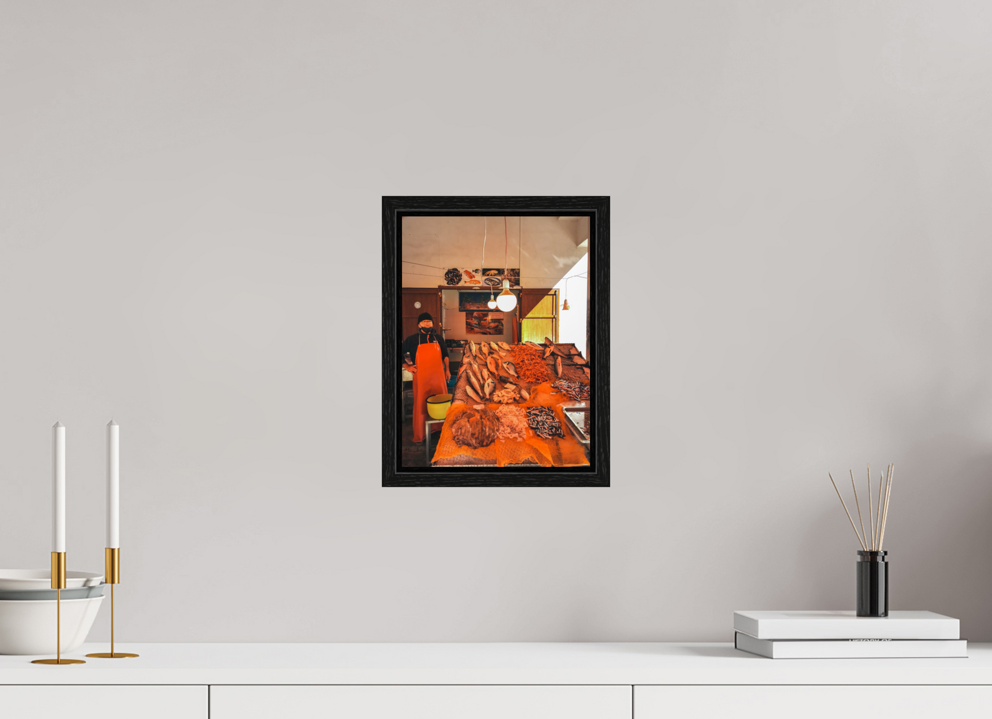 21 x 28 cm, Floater Frame Fish in Palermo